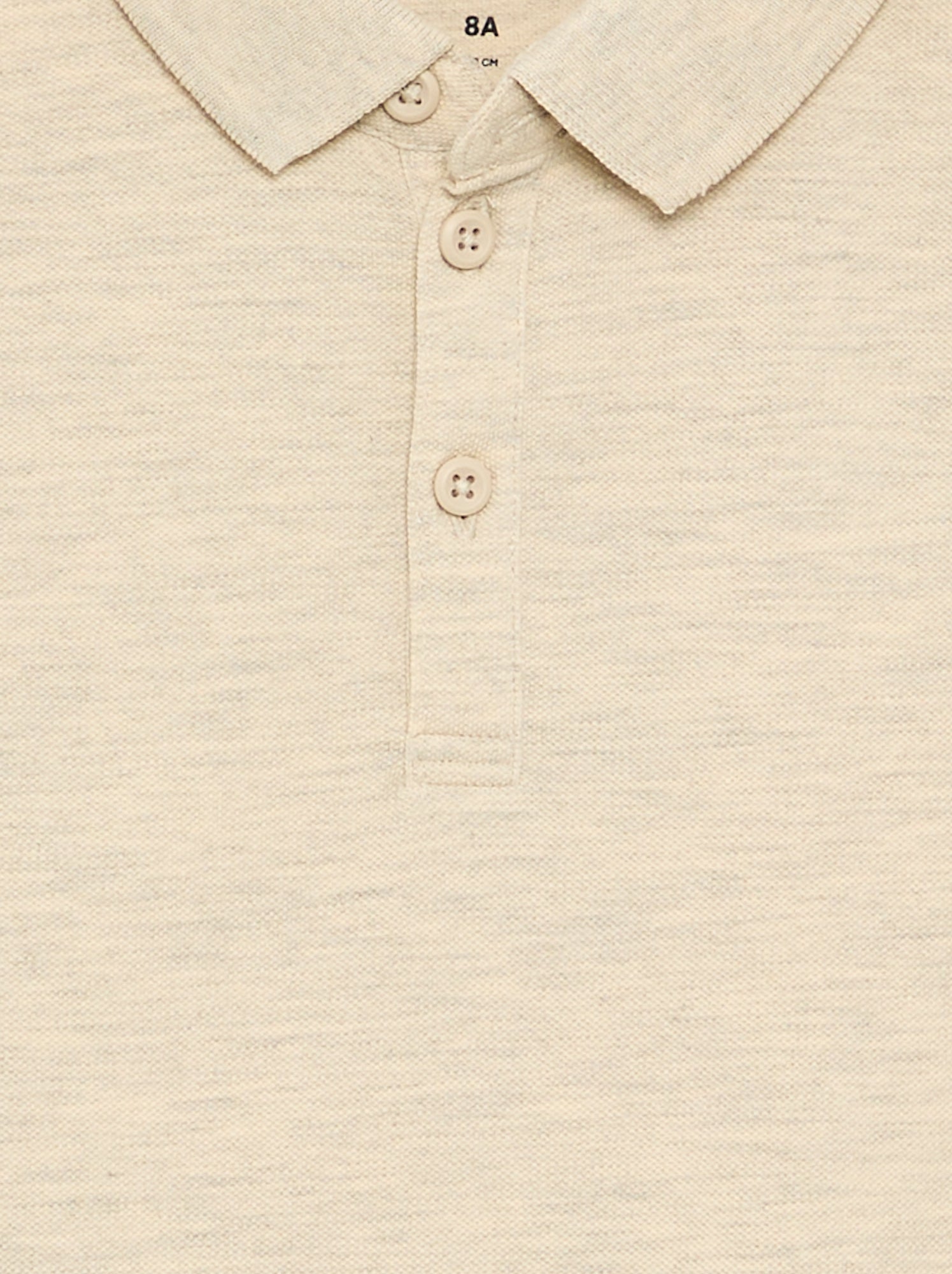 Polo à manches longues - Beige (FZG88_5)