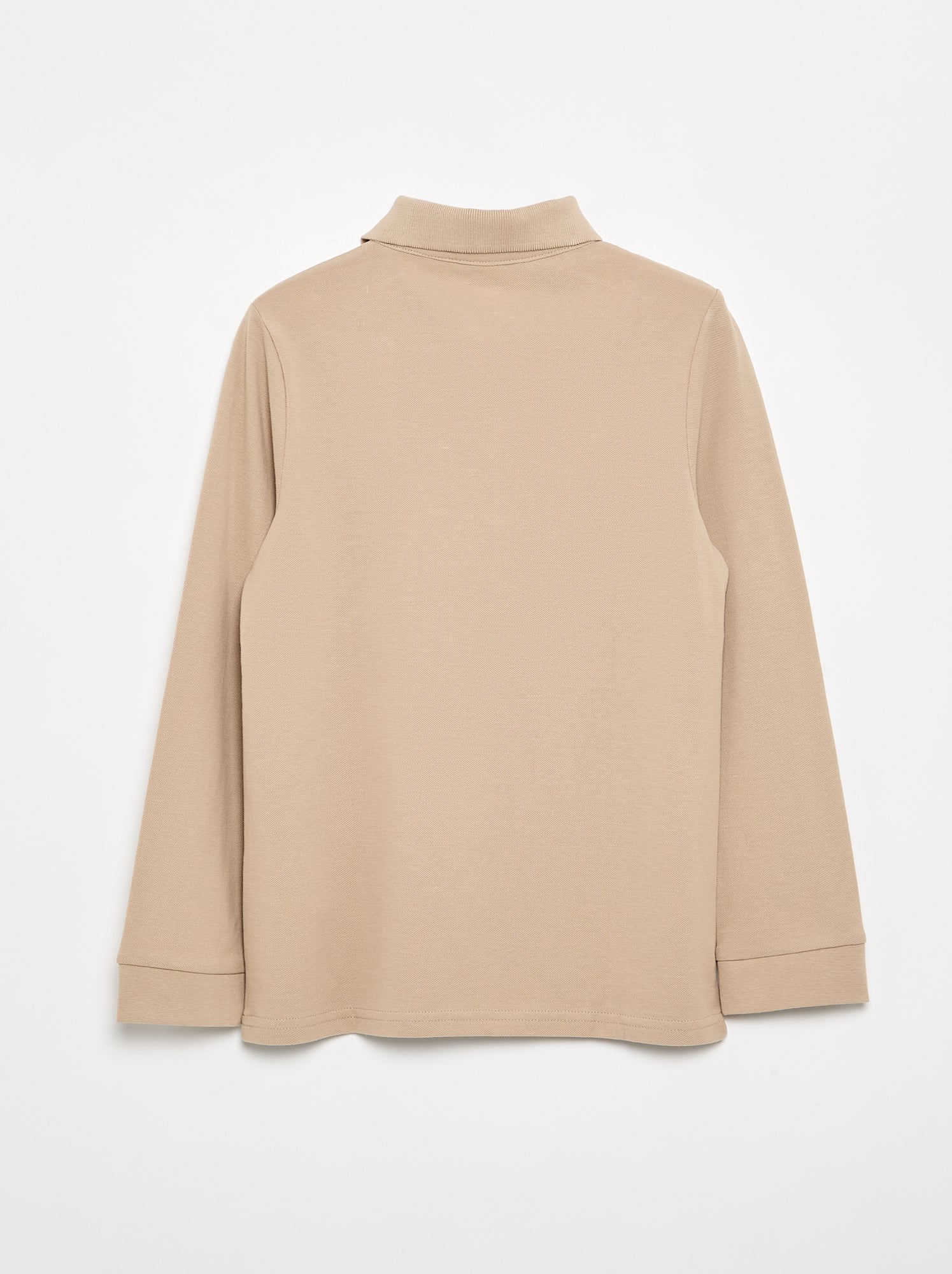 Polo à manches longues - Beige (FZG88_7)