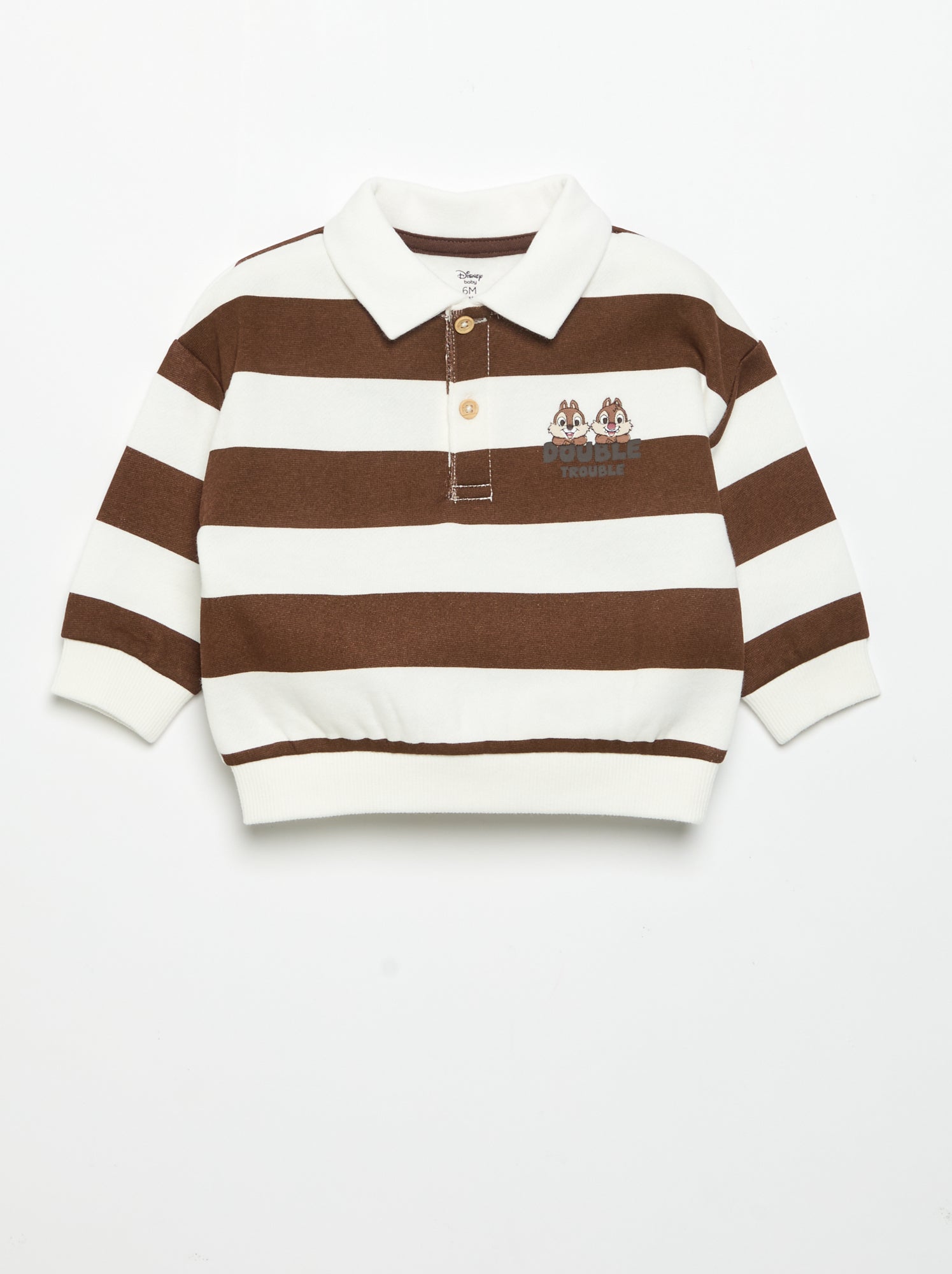 Polo 'Disney' en polaire - Marron