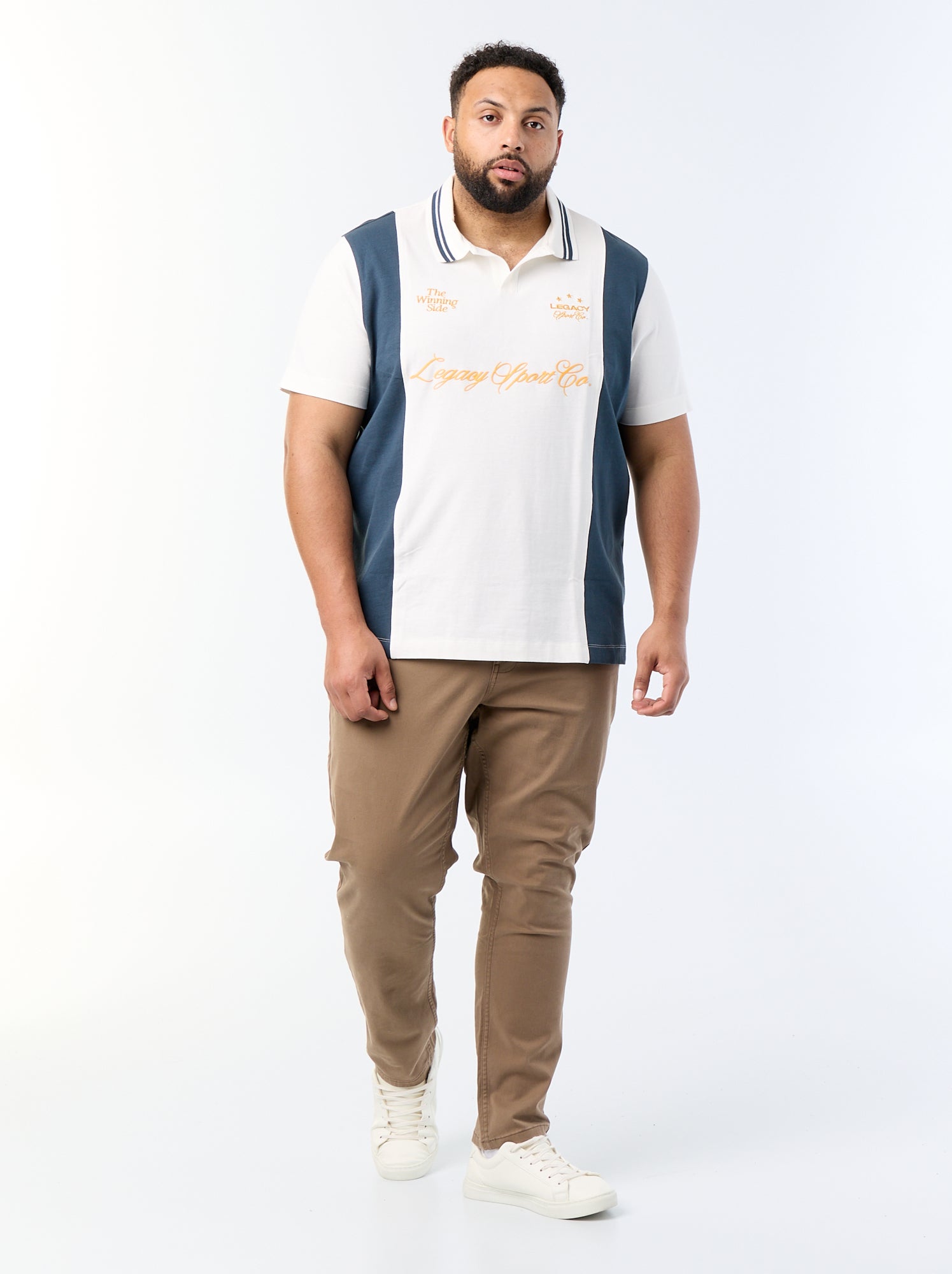 Polo en jersey imprimé - Beige