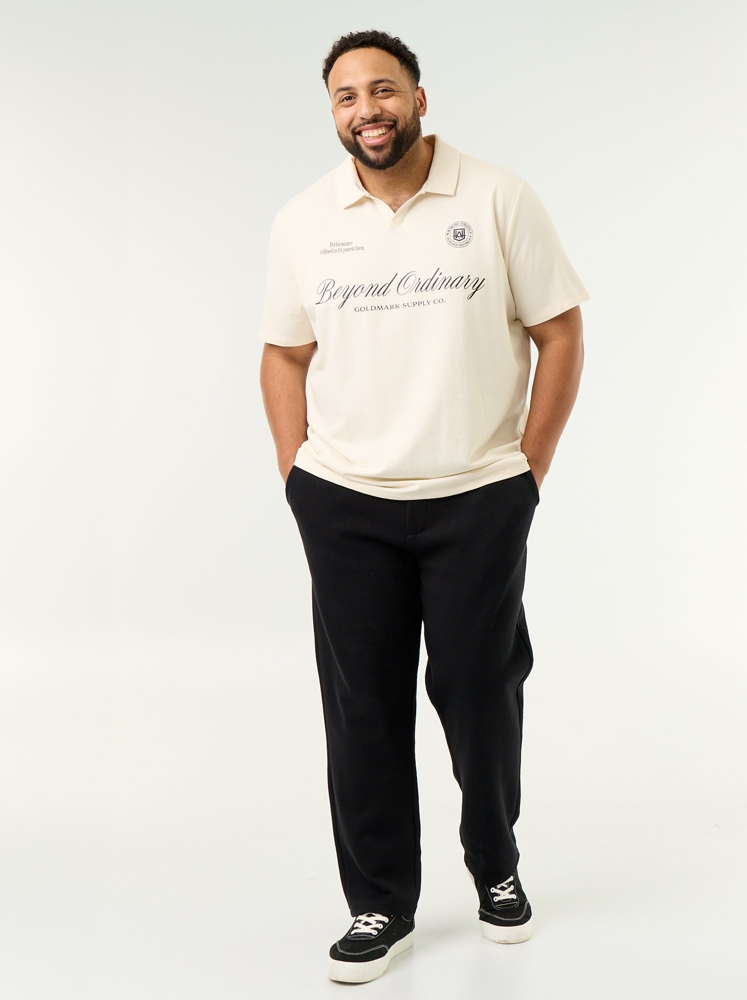 Polo en maille jersey manches courtes - Blanc