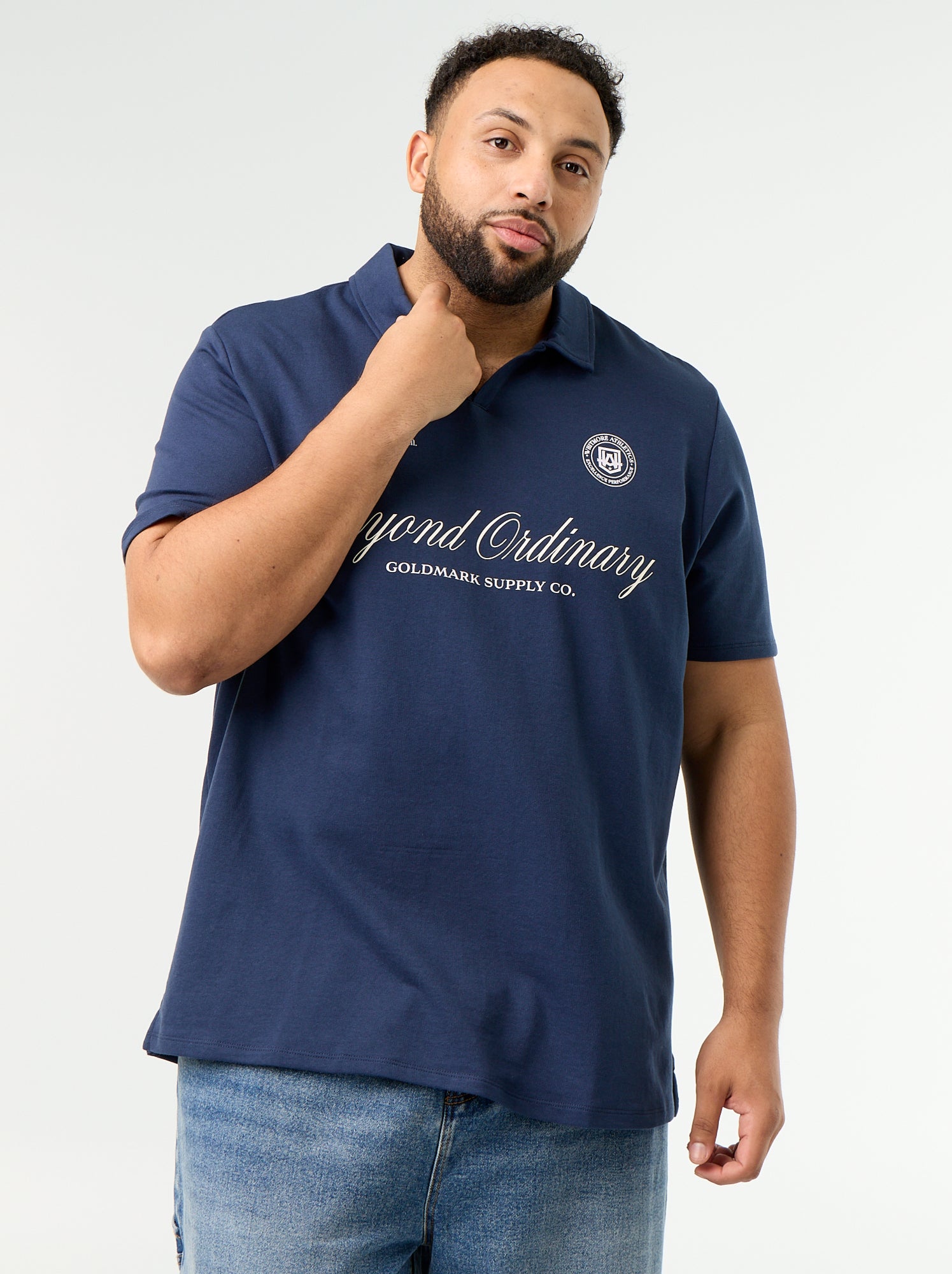 Polo en maille jersey manches courtes - Noir