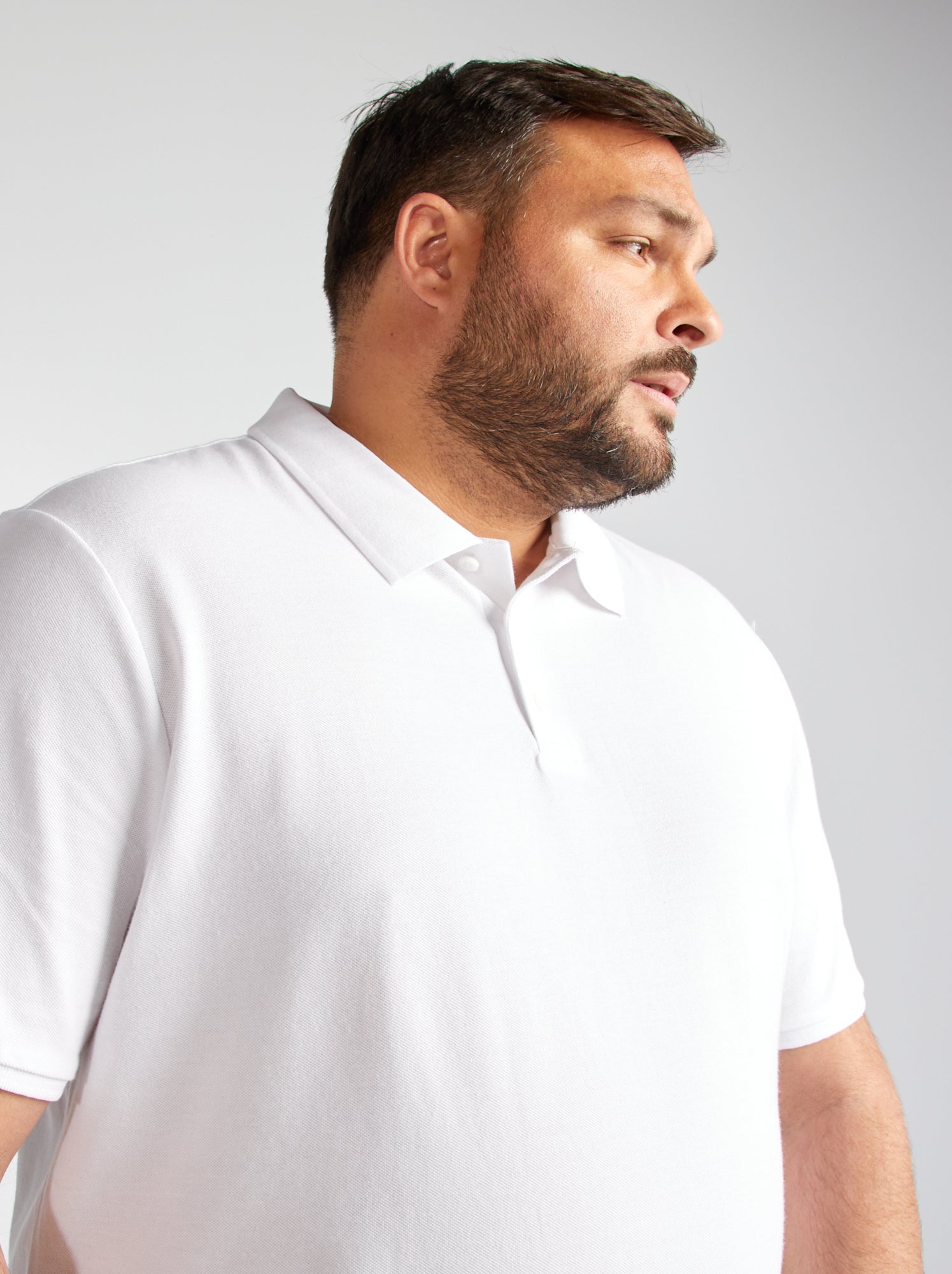 Polo en maille piqué - Blanc
