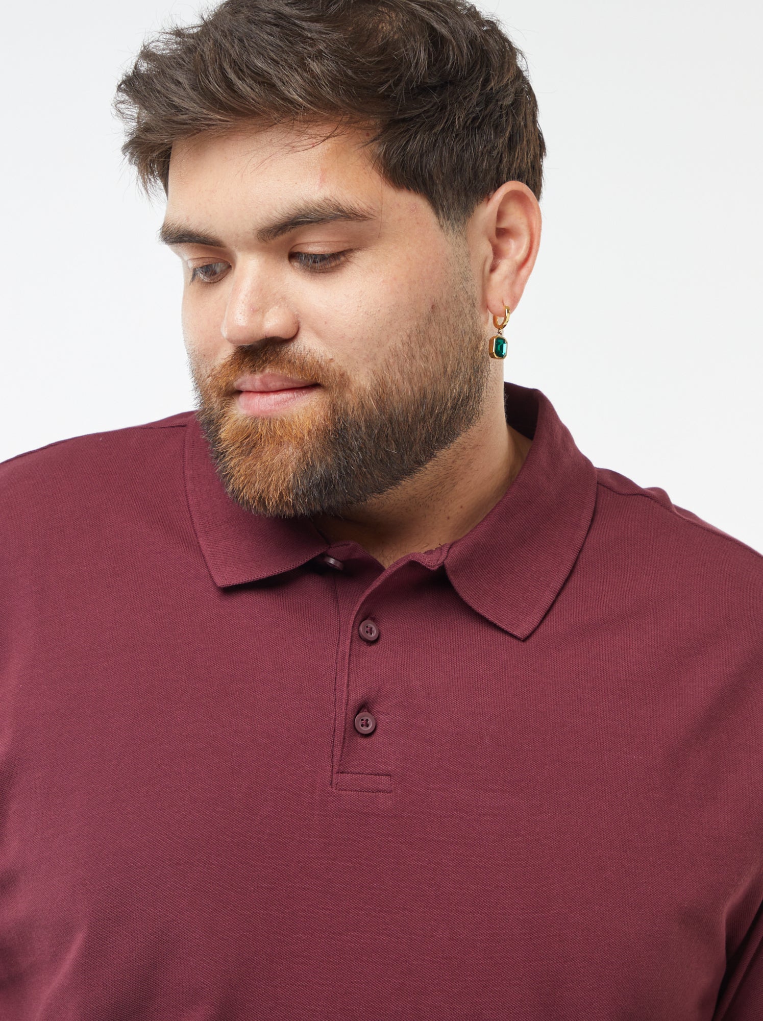 Polo en maille piqué - Rouge