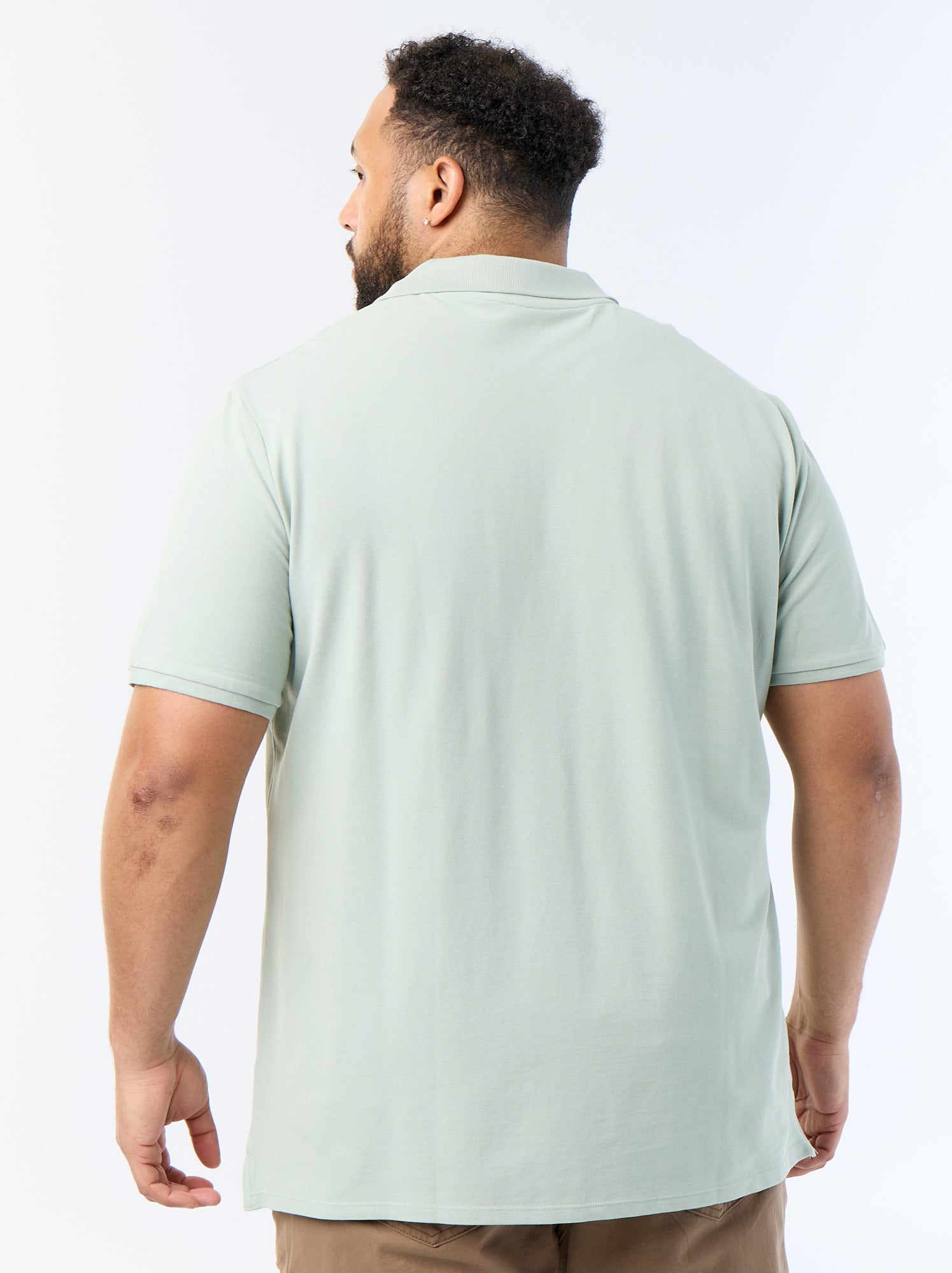 Polo en maille piqué - Vert
