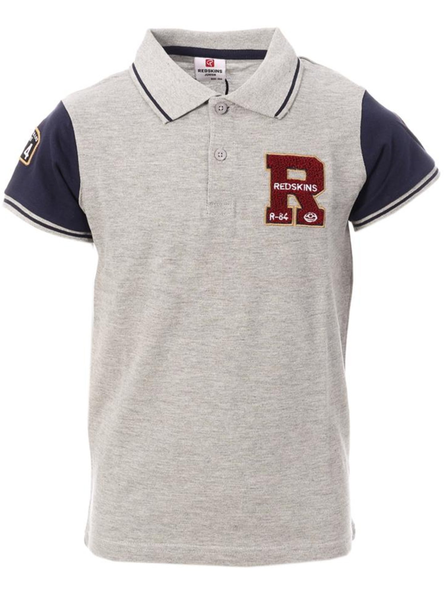 Polo garçon redskins - Gris Argenté