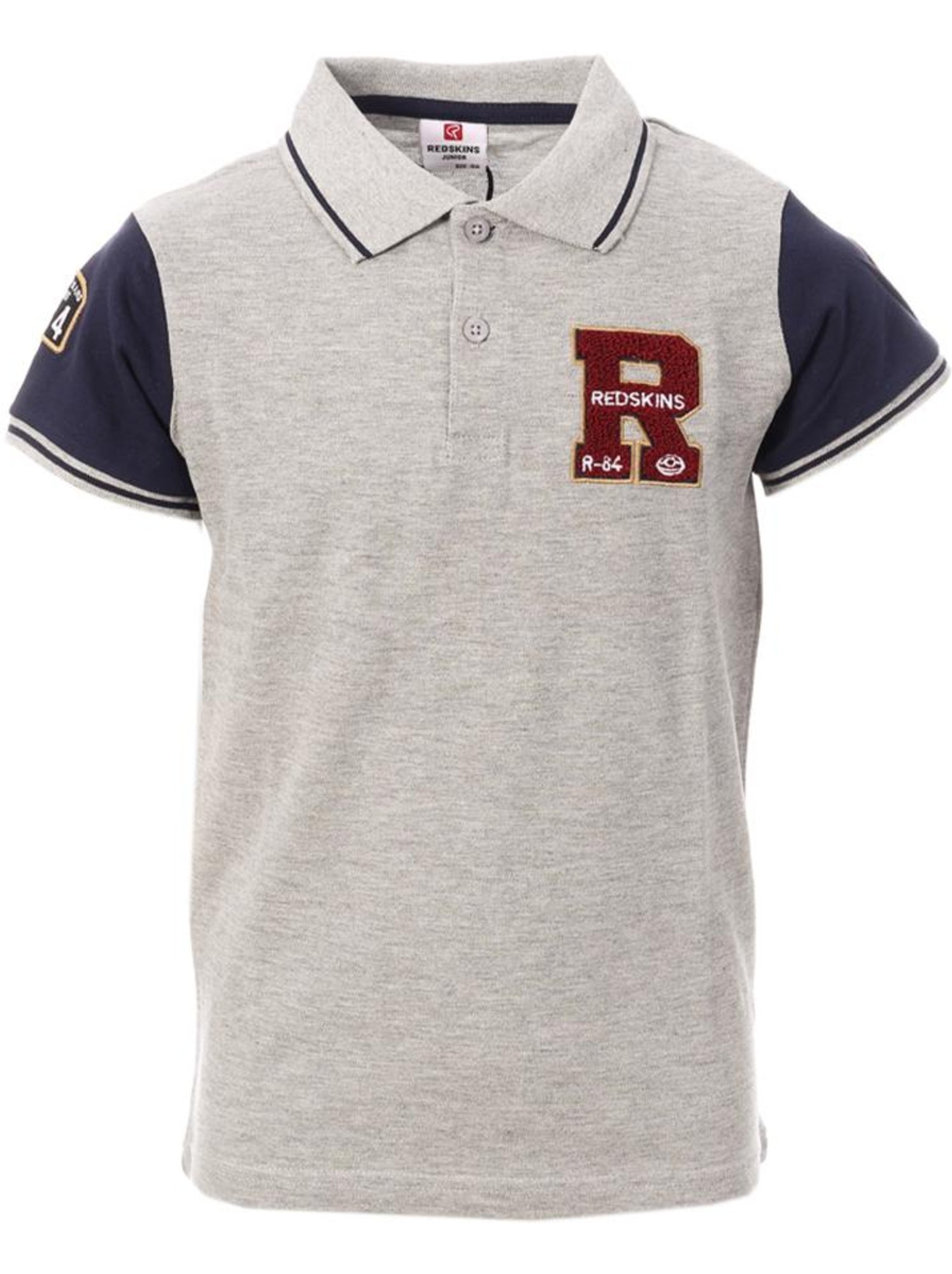 Polo garçon redskins - Gris Argenté