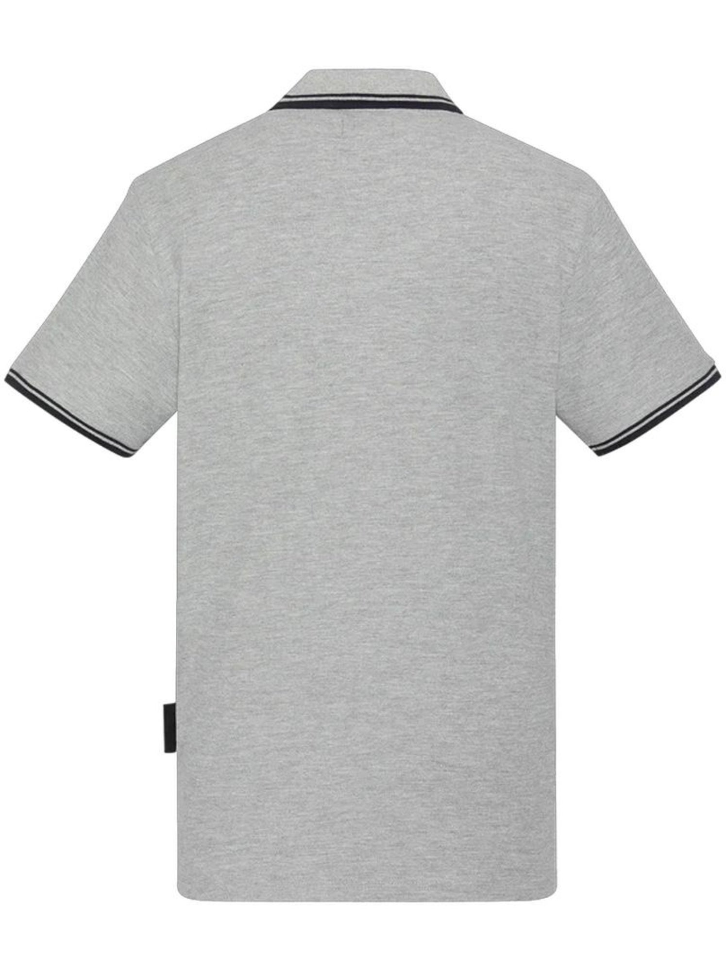 Polo homme schott - Gris Argenté
