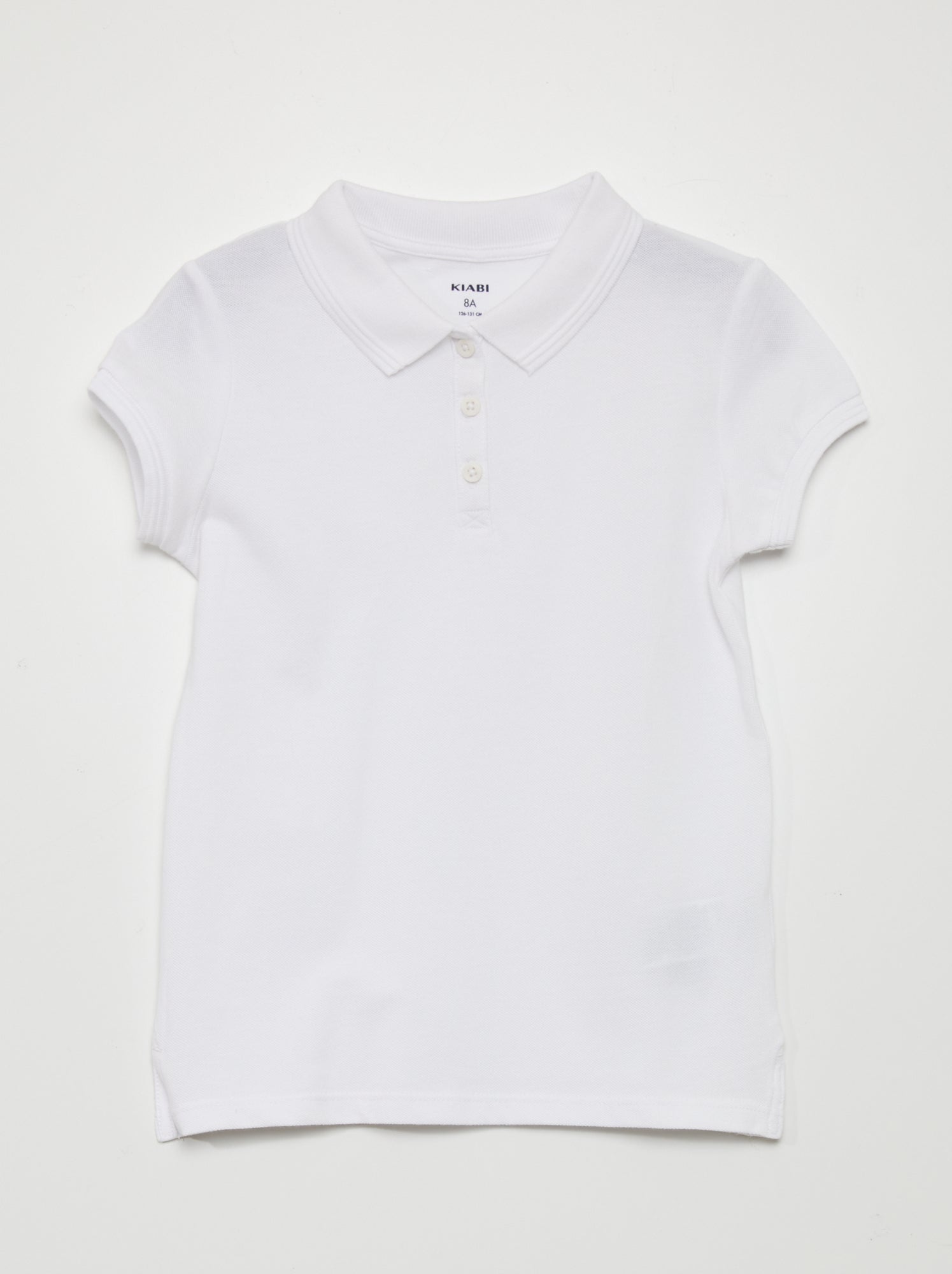 Polo manches courtes - Blanc