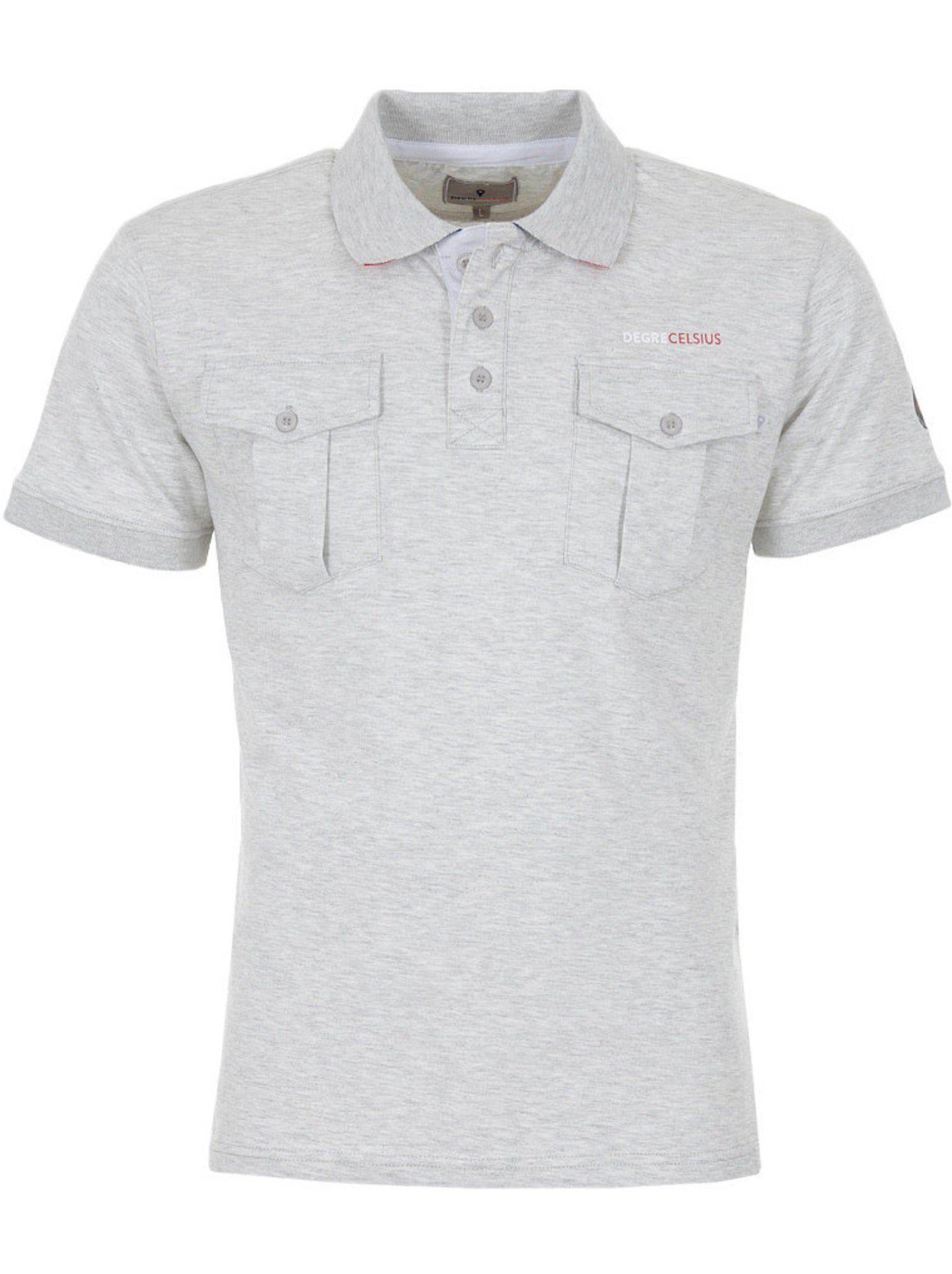 Polo manches courtes   COCHE - DEGRE CELSIUS - Gris