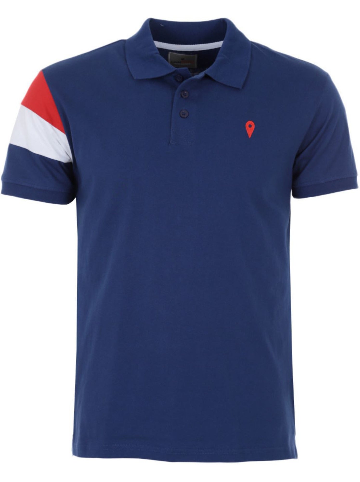 Polo manches courtes garçon ECICOLOR - DEGRE CELSIUS - Bleu marine