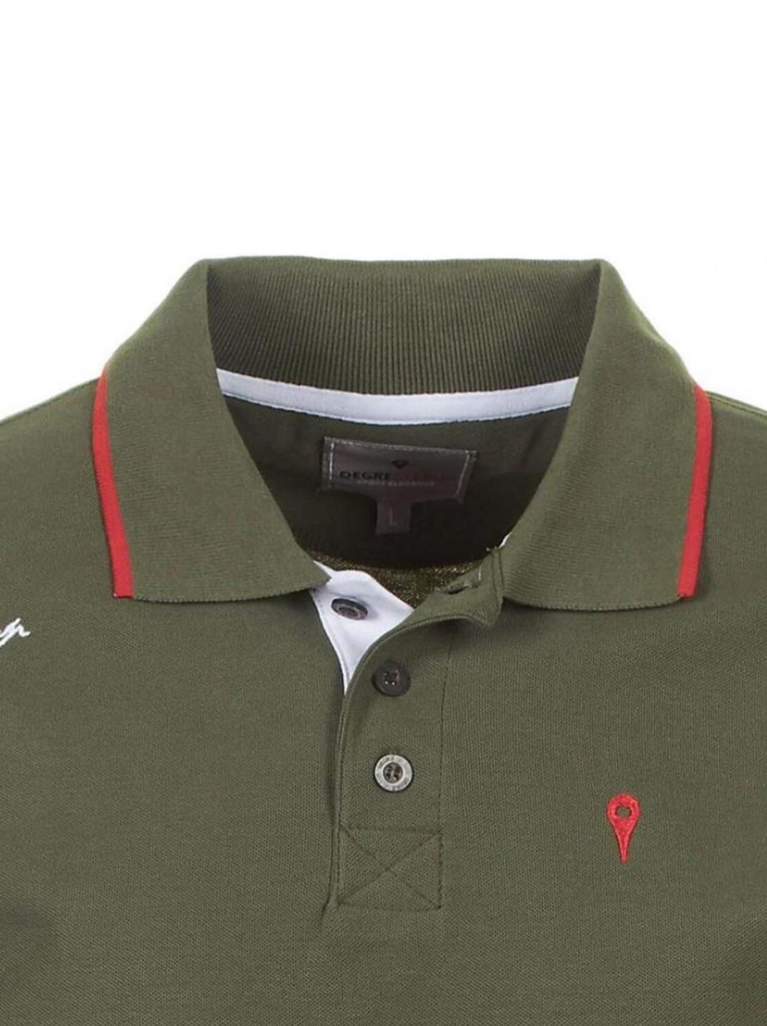 Polo manches courtes garçon ECLAMAR - DEGRE CELSIUS - Kaki