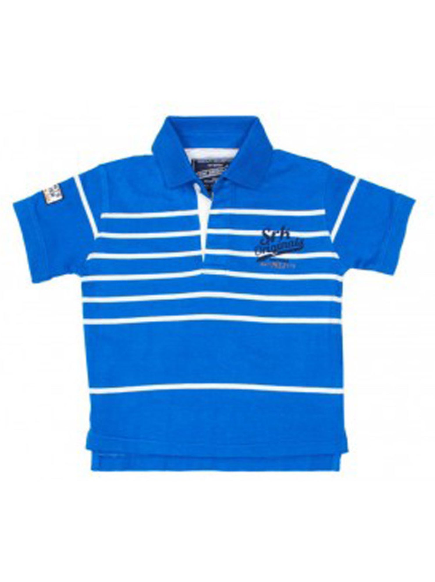 Polo manches courtes garçon ECROSS - SRK - Bleu