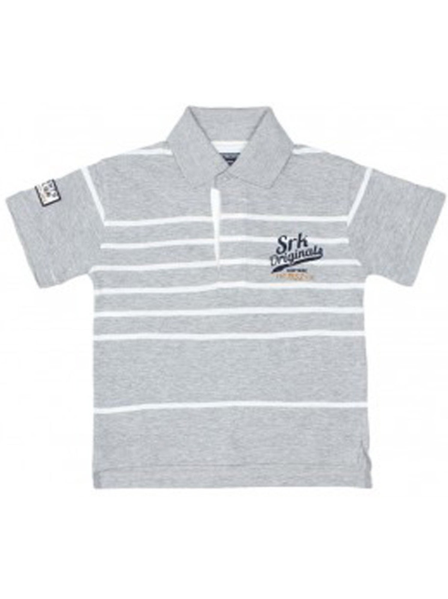 Polo manches courtes garçon ECROSS - SRK - Gris