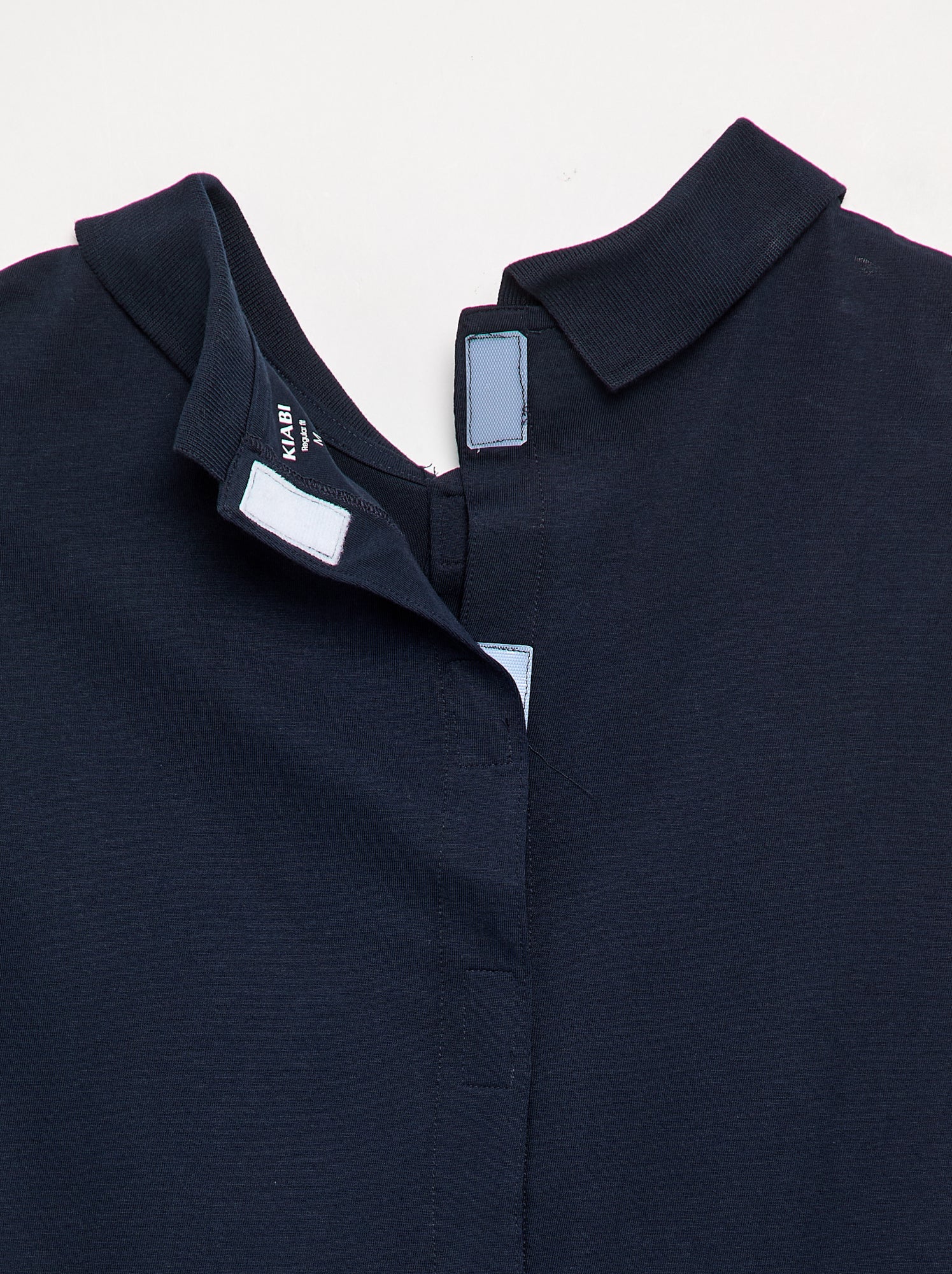 Polo manches longues - collection facile à enfiler - Bleu