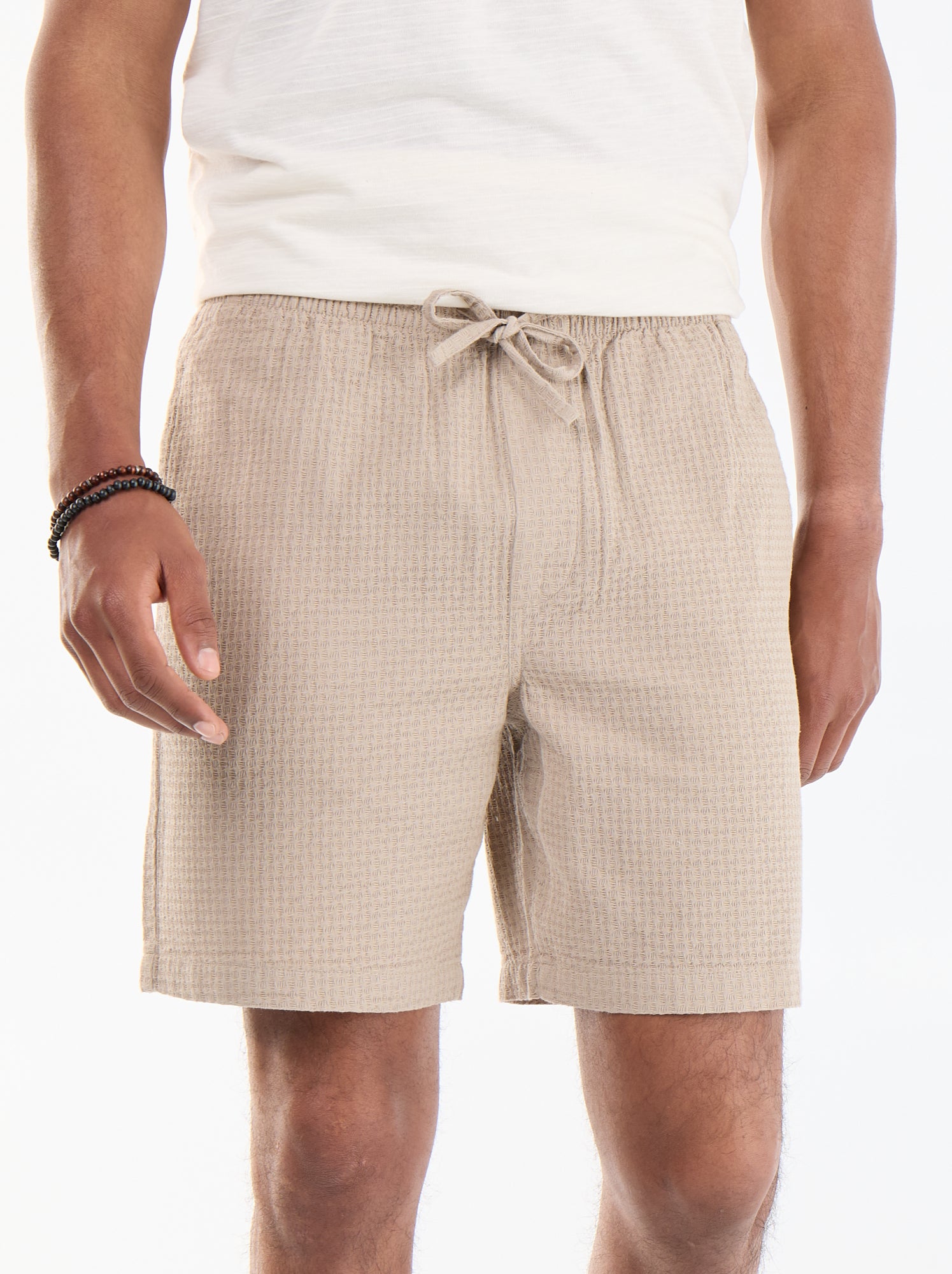 Polo uni à manches courtes pour homme - Blanc