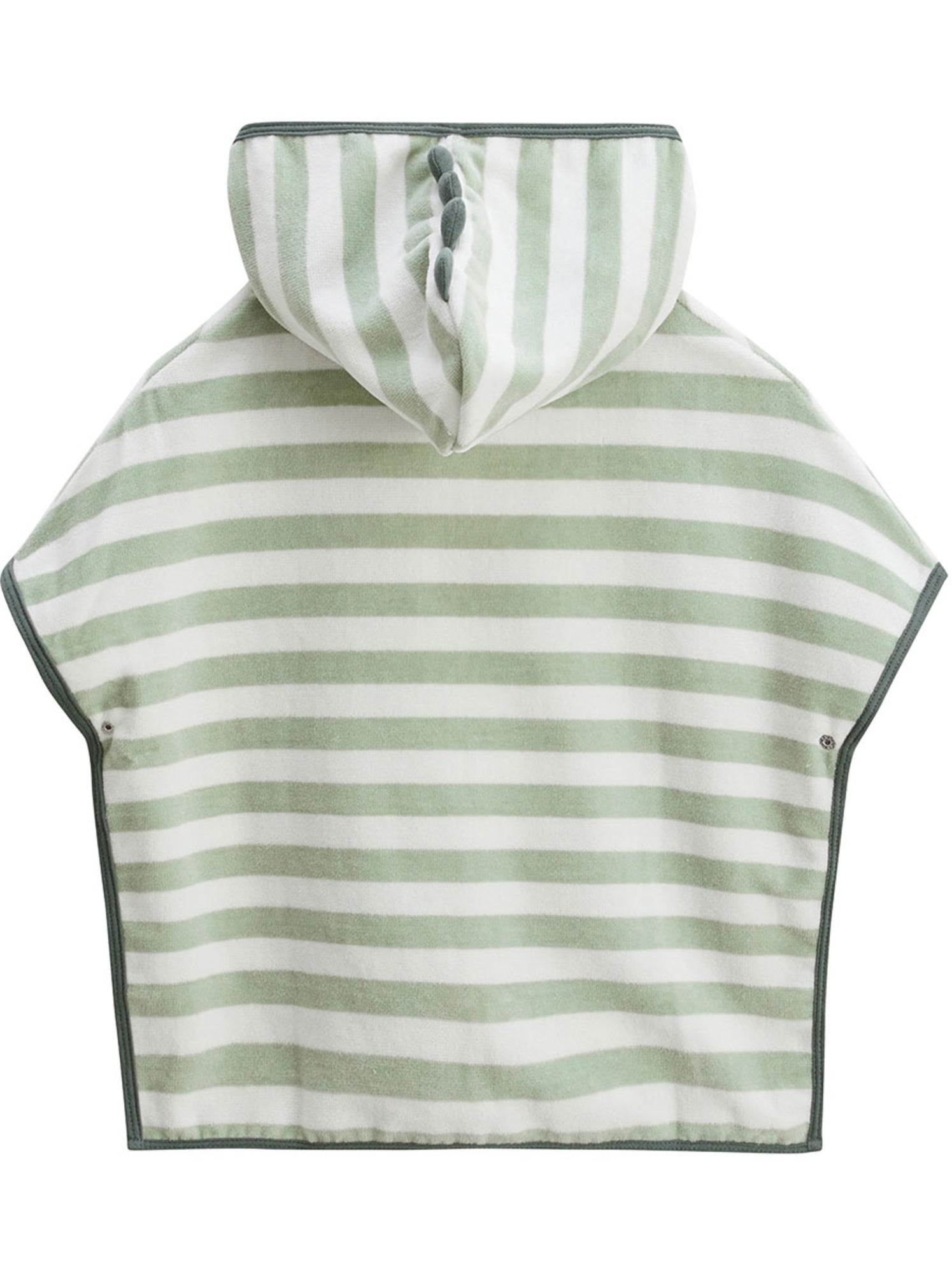 Poncho de bain bébé crocro rigolo - Kaki