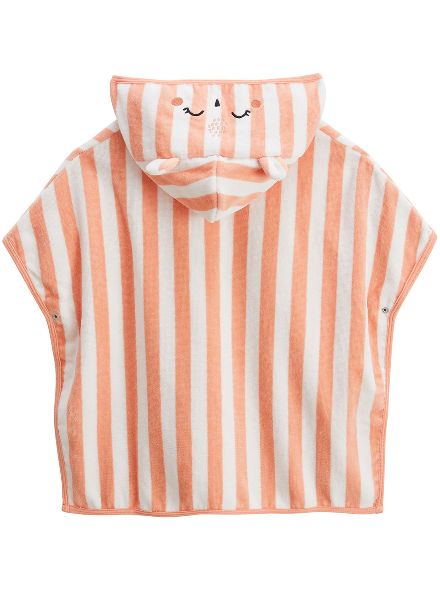 Poncho de bain bébé honfleur - Corail