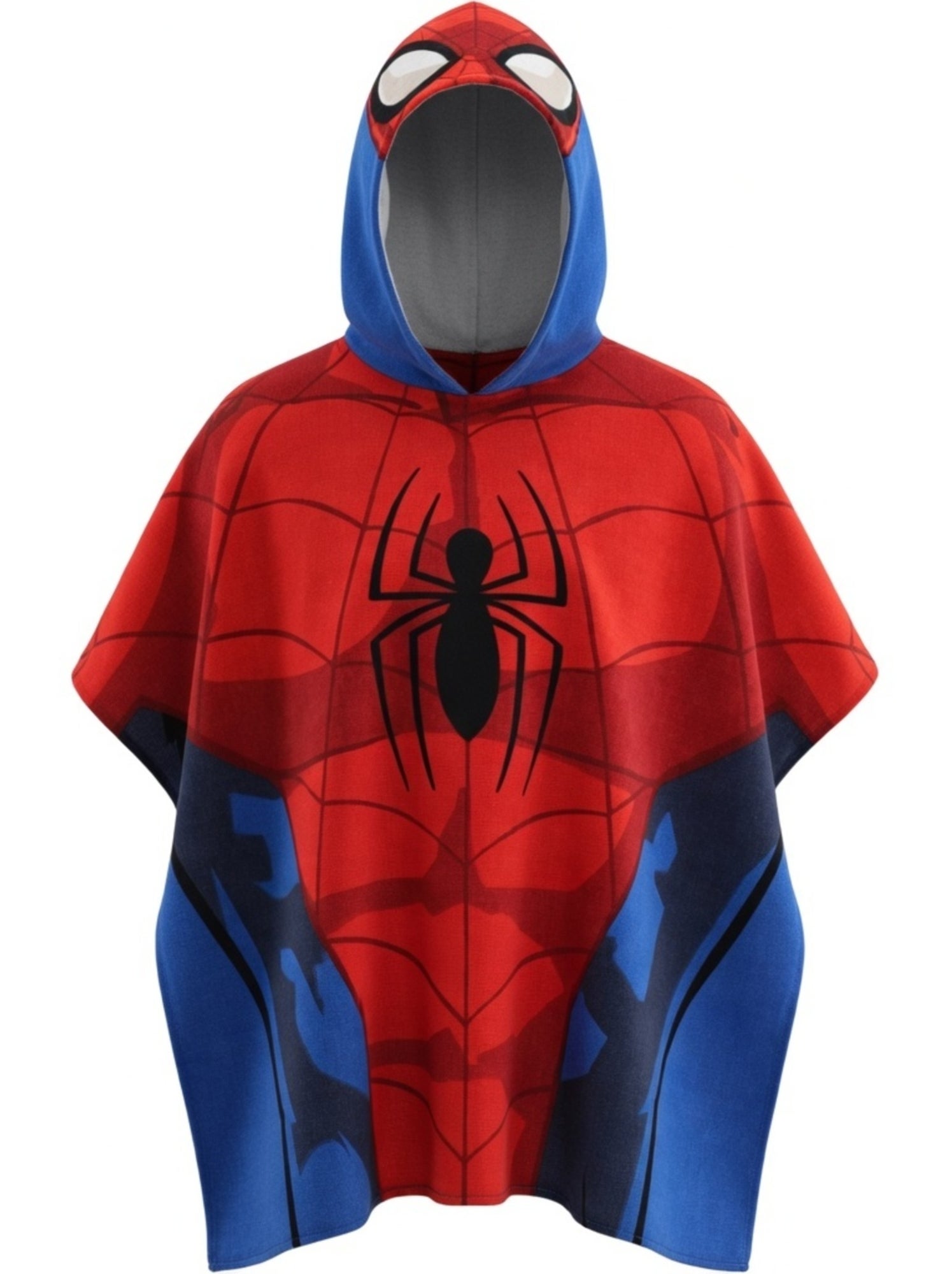 Poncho de bain Spiderman - 100% coton - Rouge