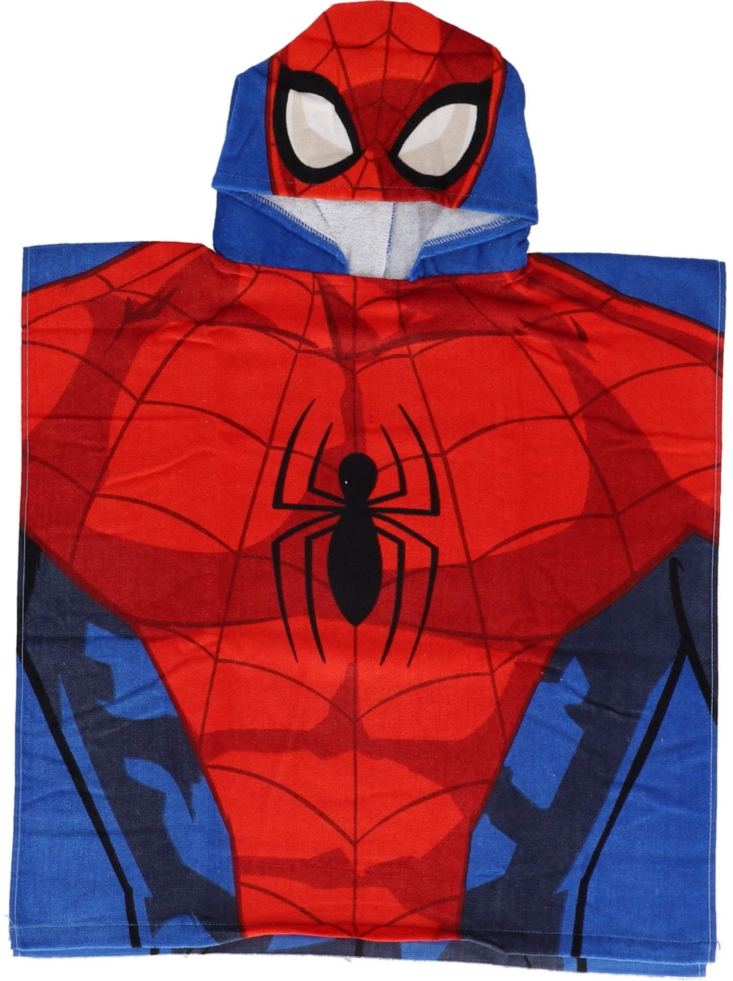 Poncho de bain Spiderman - 100% coton - Rouge