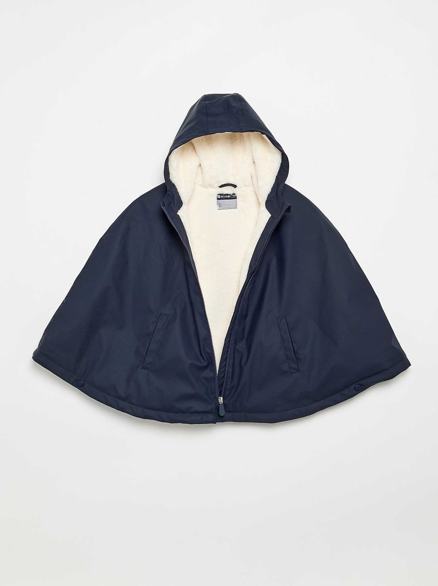Poncho de pluie - collection facile à enfiler - Bleu