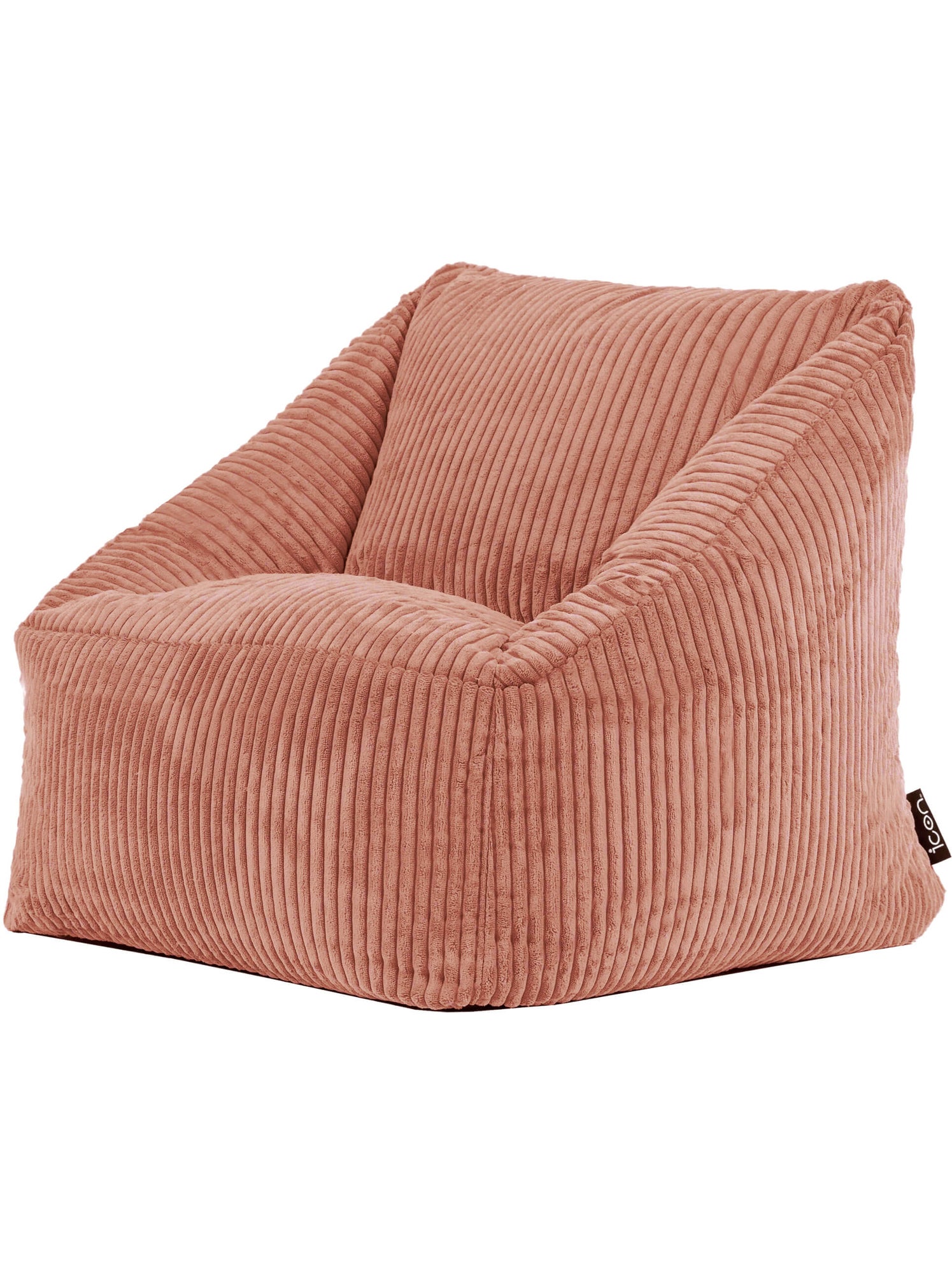 Pouf fauteuil enfant en velours côtelé - icon - Rose