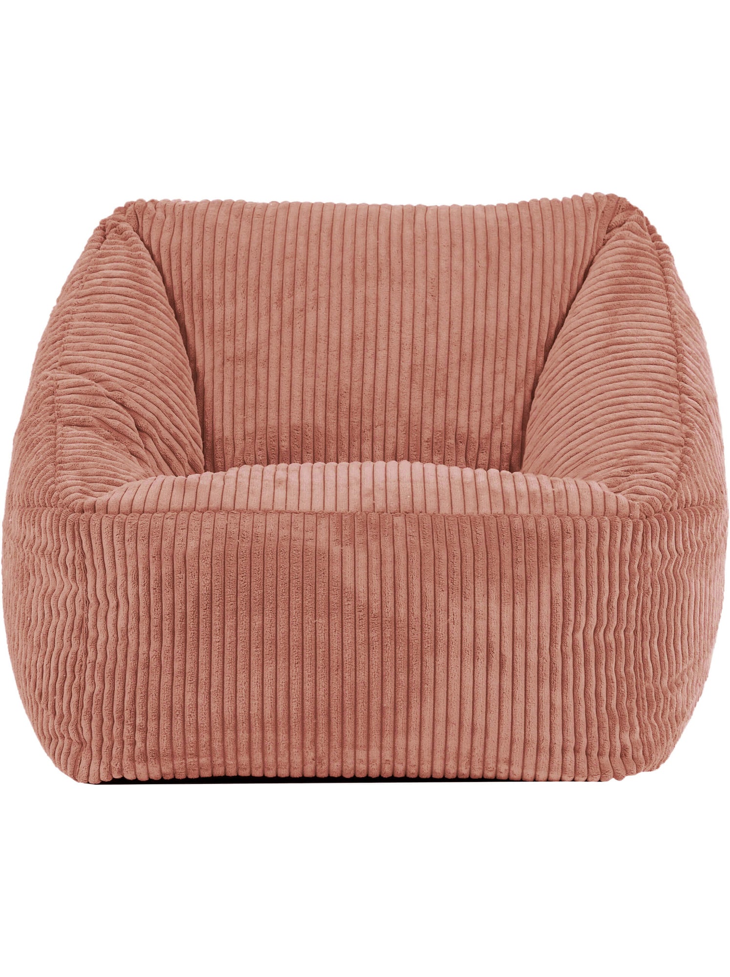 Pouf fauteuil enfant en velours côtelé - icon - Rose