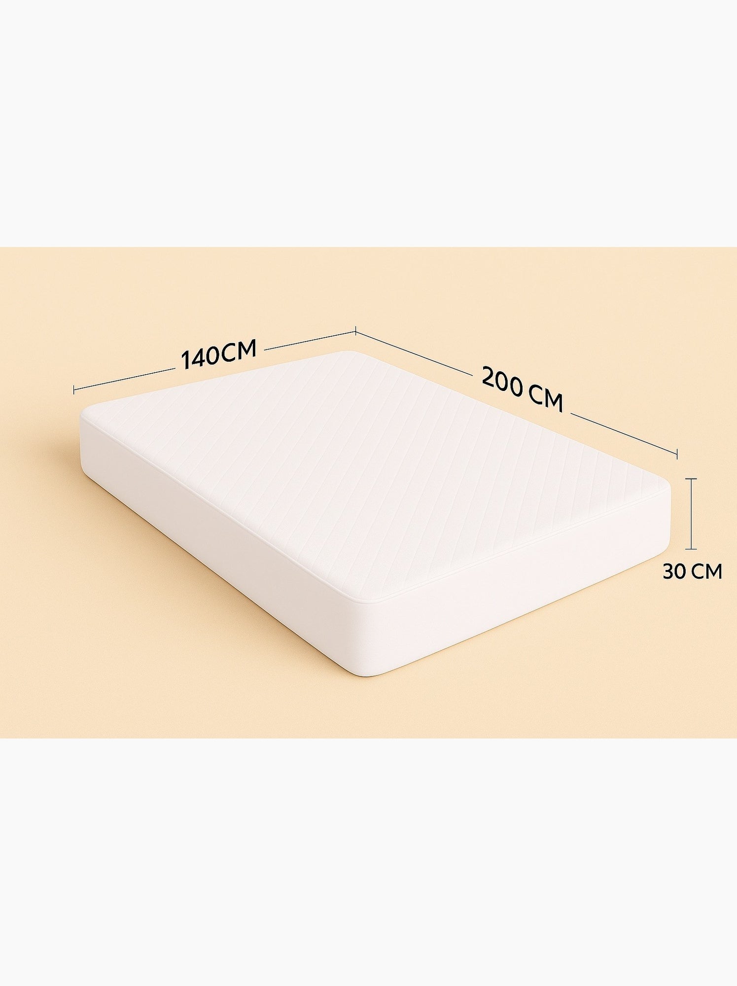 Protège matelas polypropylène promo linge - Blanc