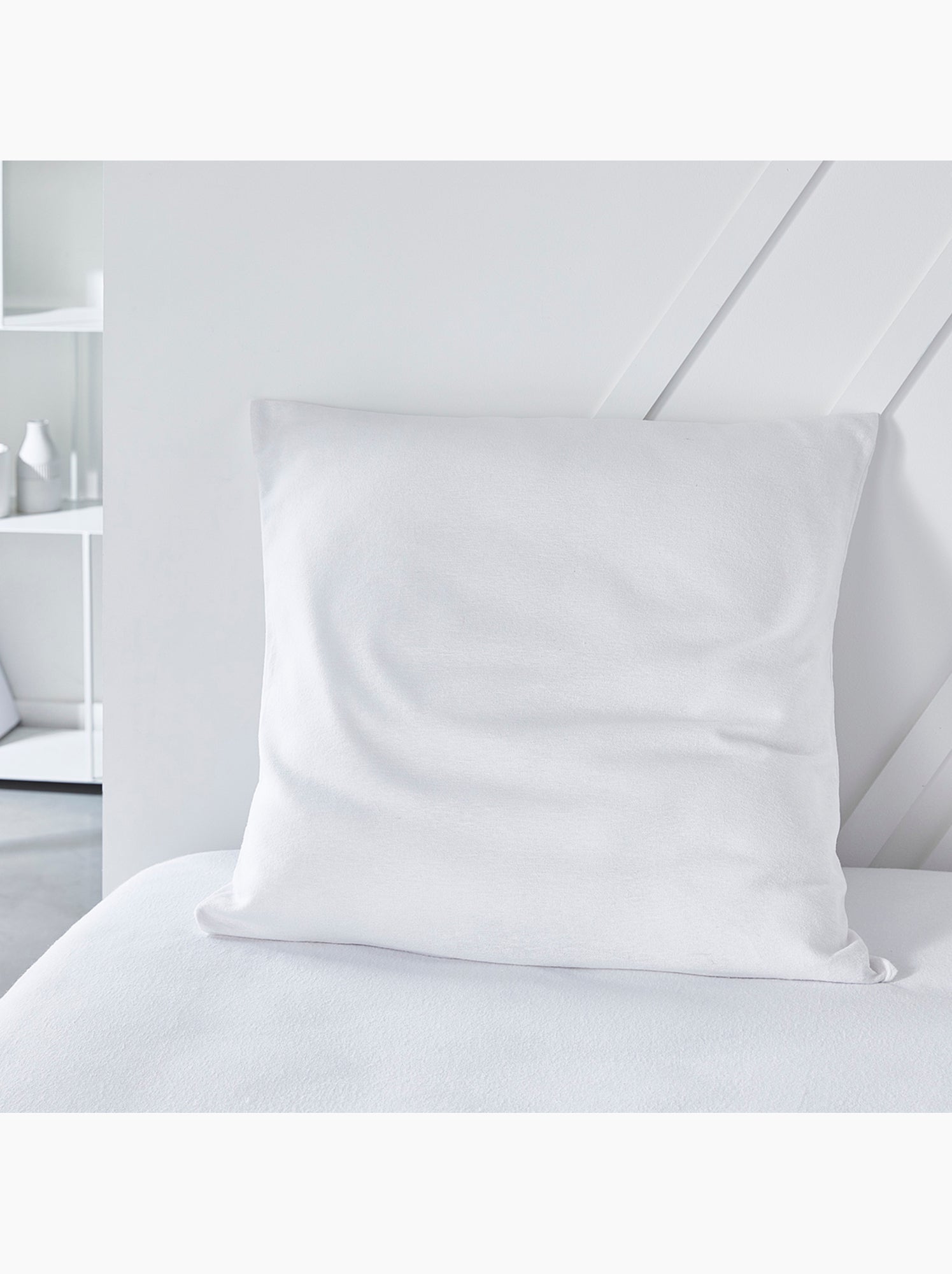 Protège oreiller absorbant anti acariens ESSENTIAL - Blanc