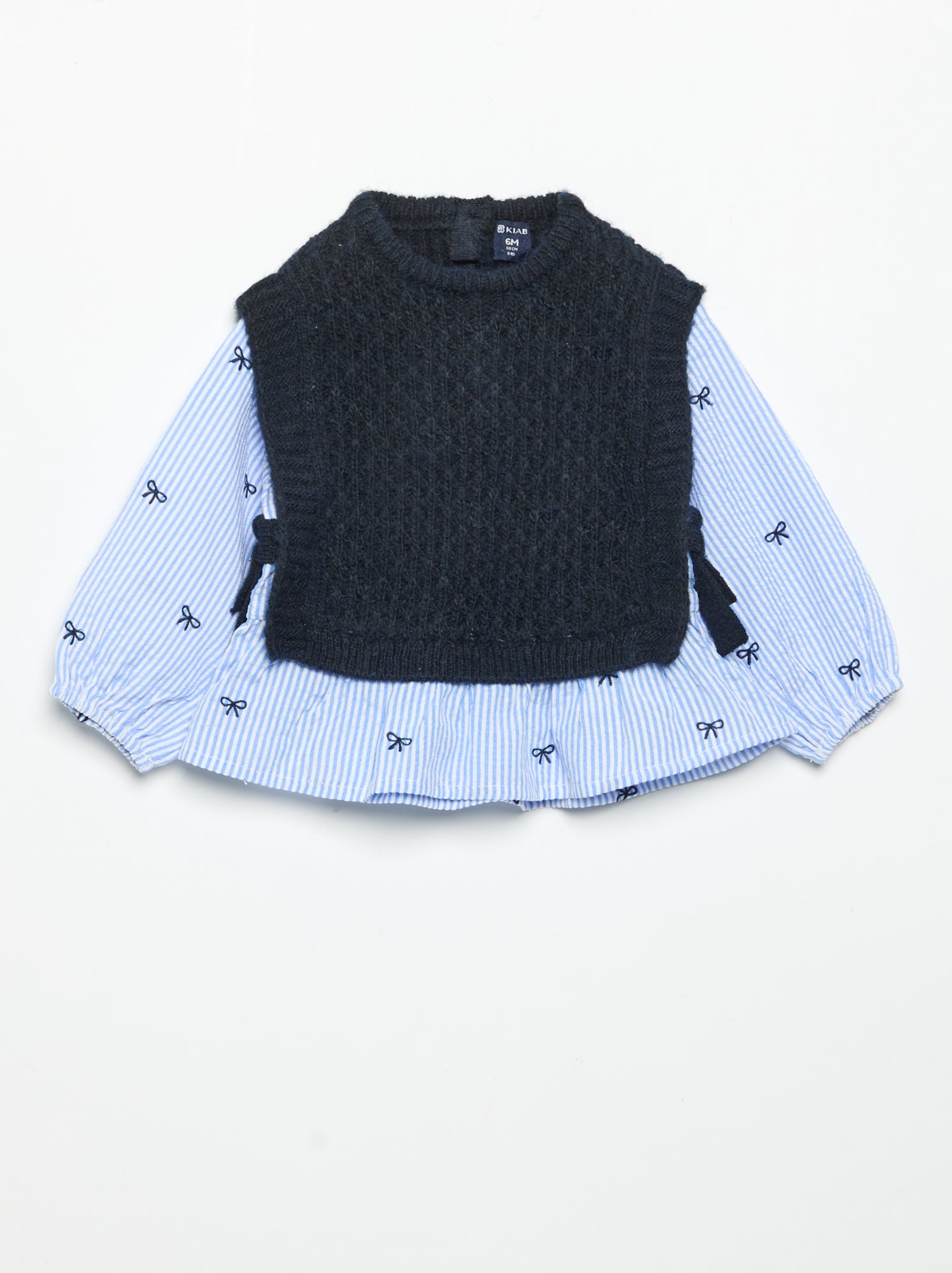 Pull 2 en 1 - Bleu