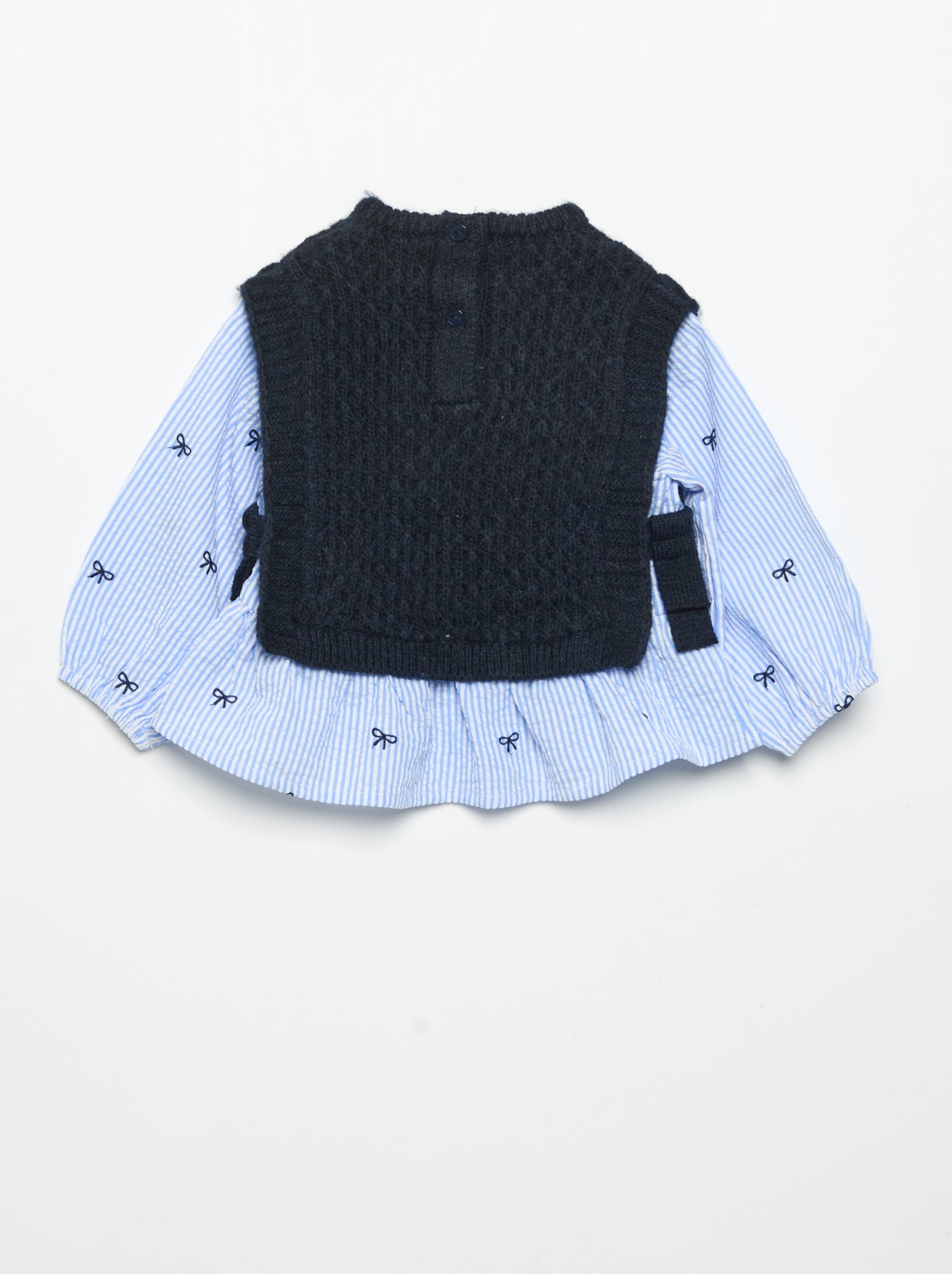 Pull 2 en 1 - Bleu