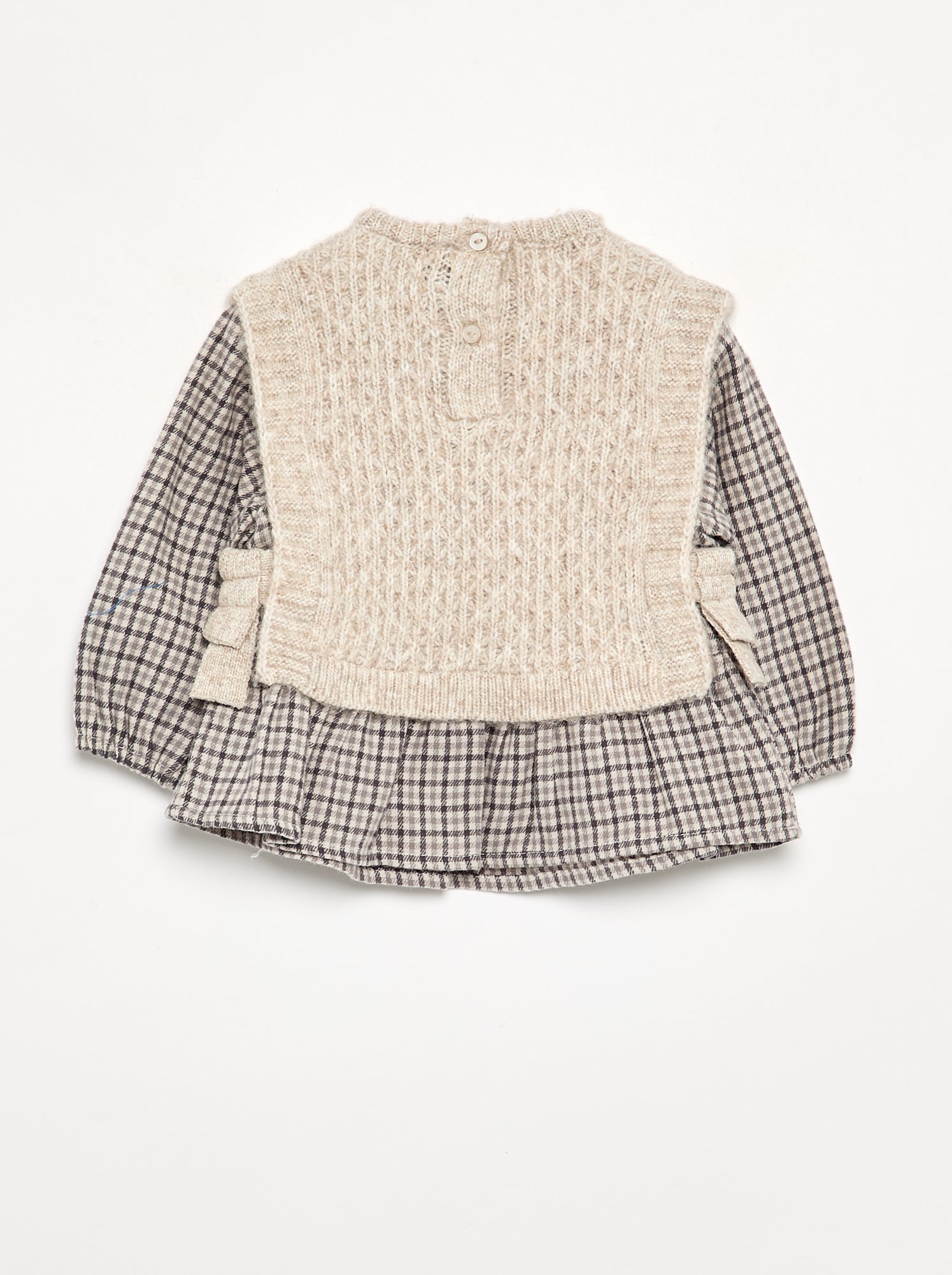 Pull 2 en 1 - Gris