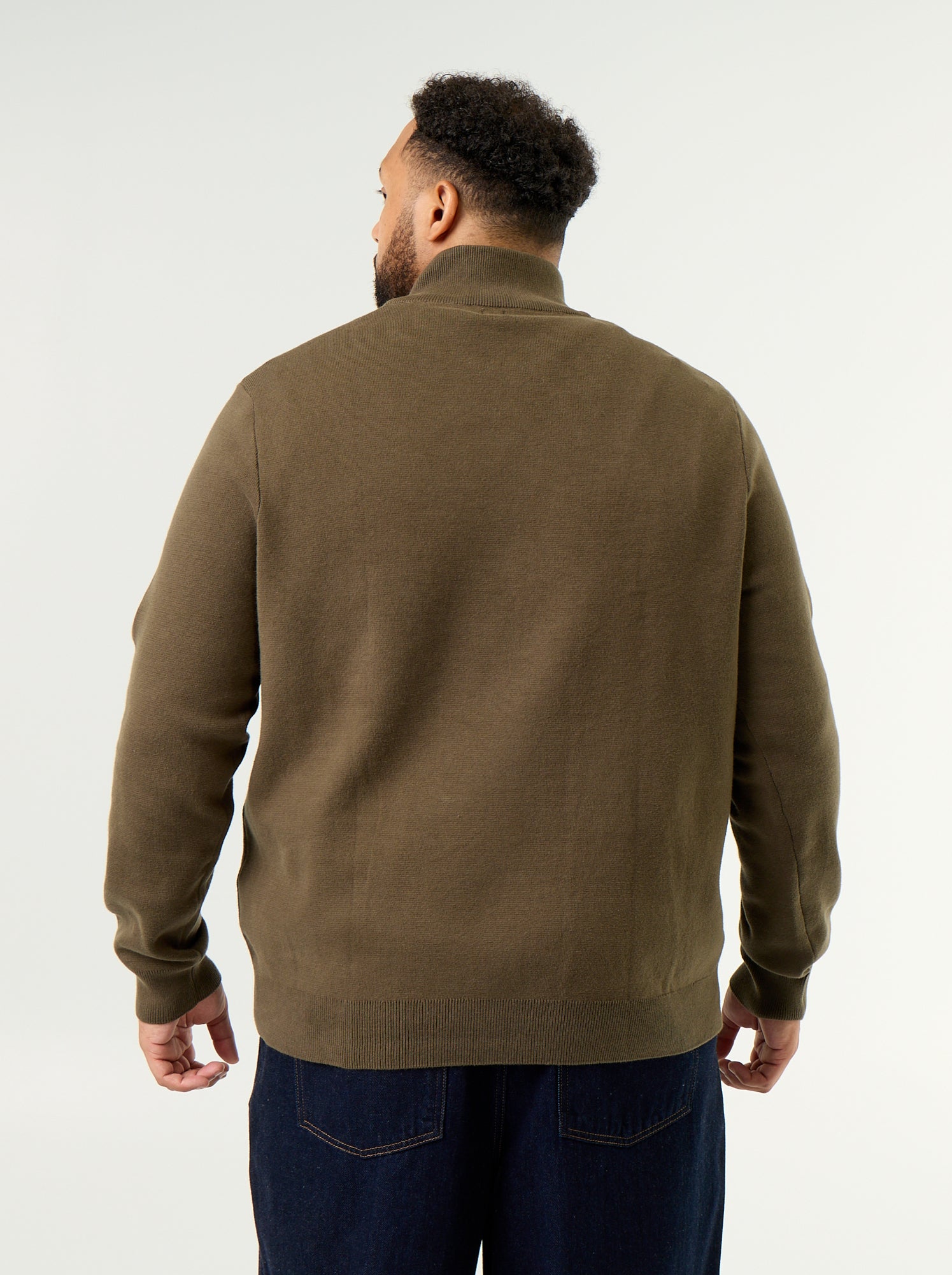 Pull à col camionneur - Kaki