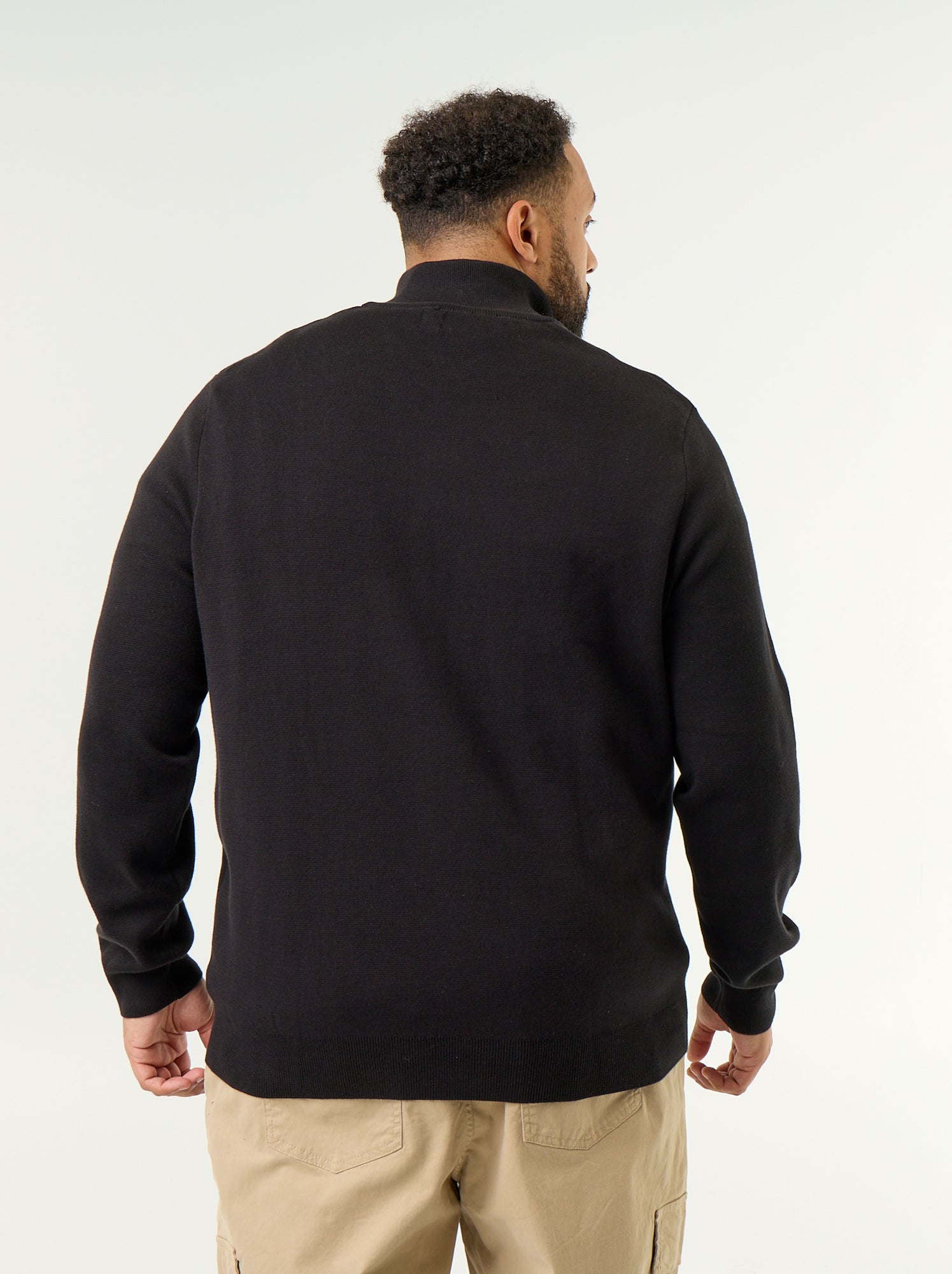 Pull à col camionneur - Noir