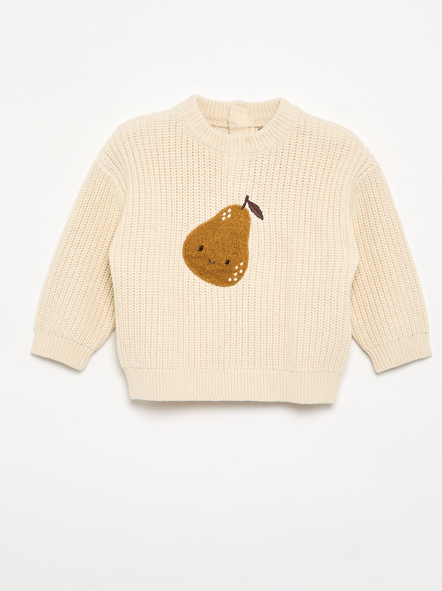 Pull à manches longues - Beige (GFO02_1)