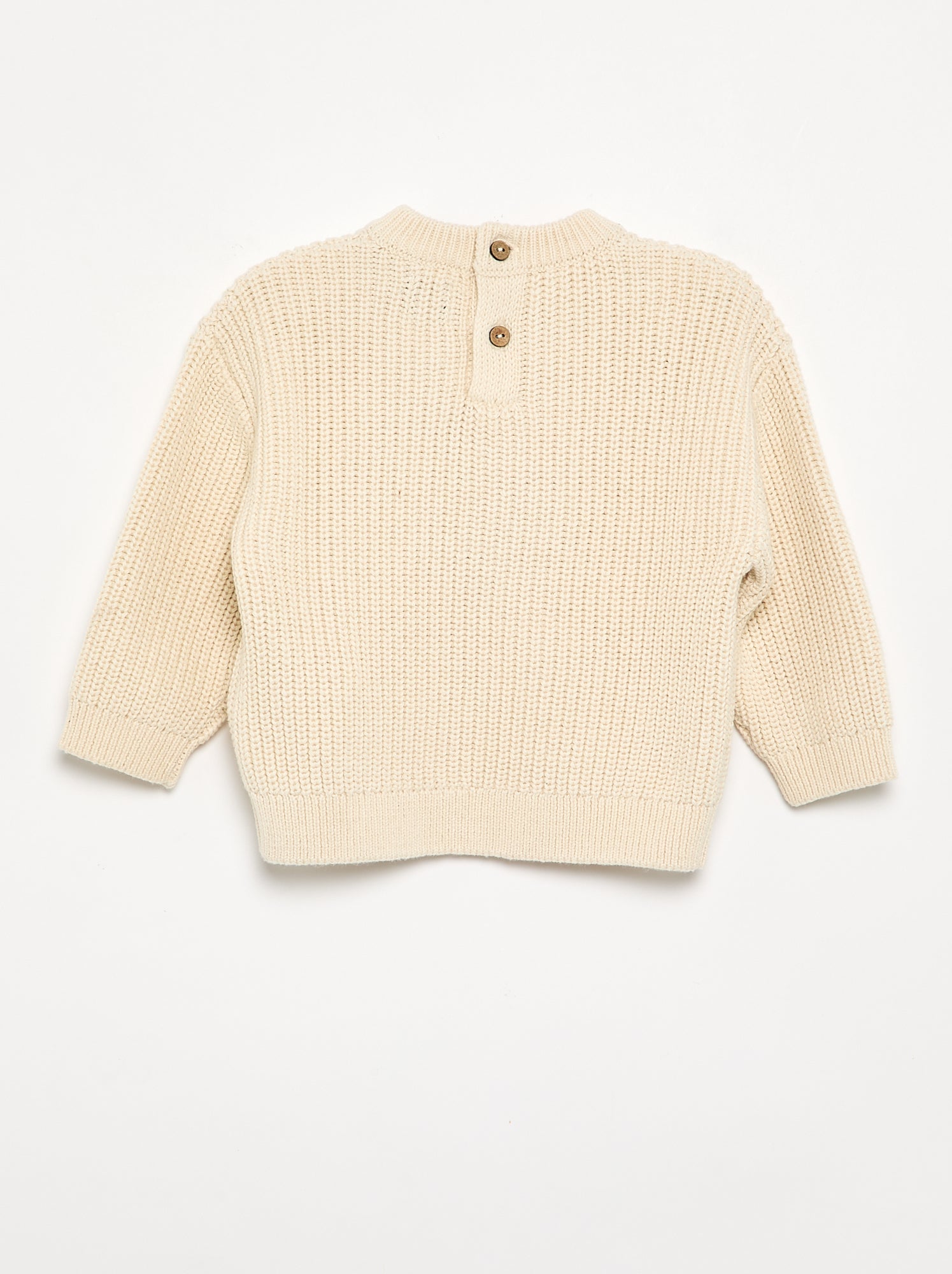 Pull à manches longues - Beige (GFO02_1)