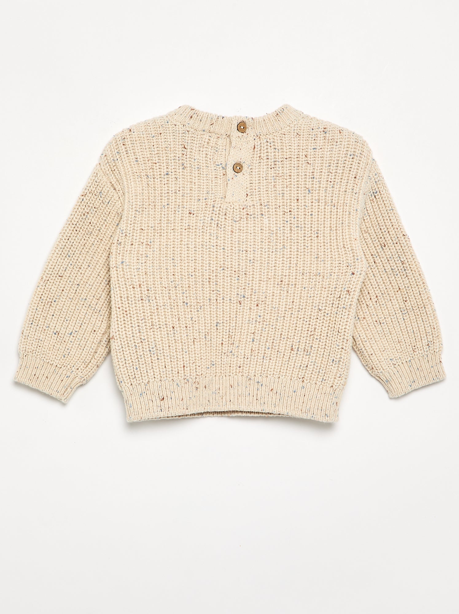 Pull à manches longues - Beige (GFO02_2)