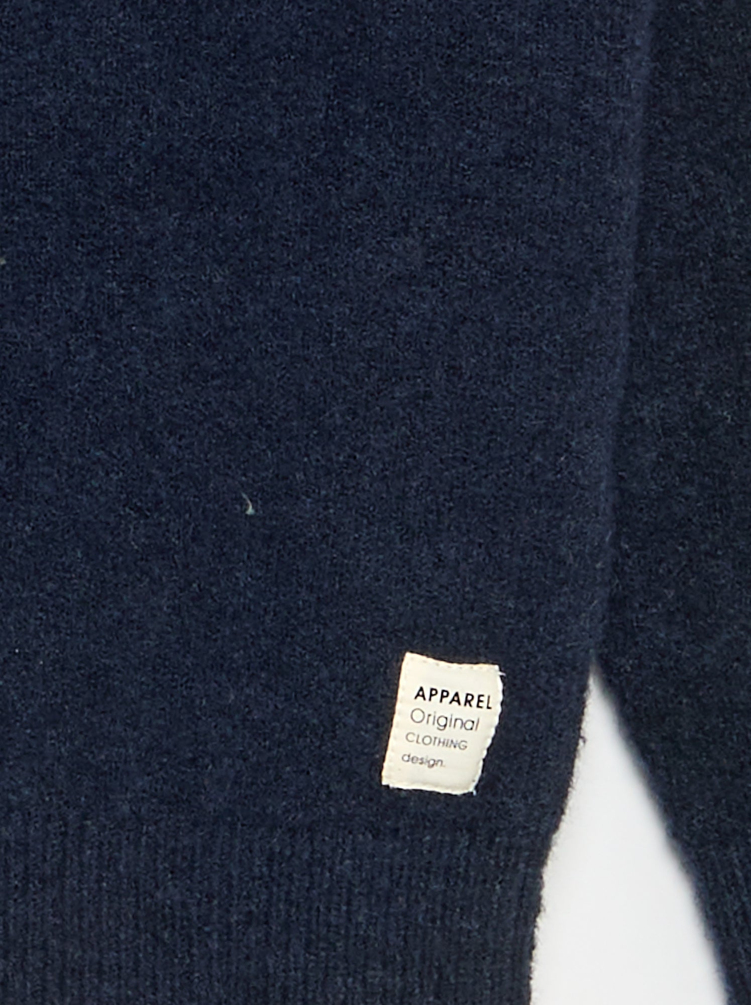 Pull à manches longues et col roulé - Bleu
