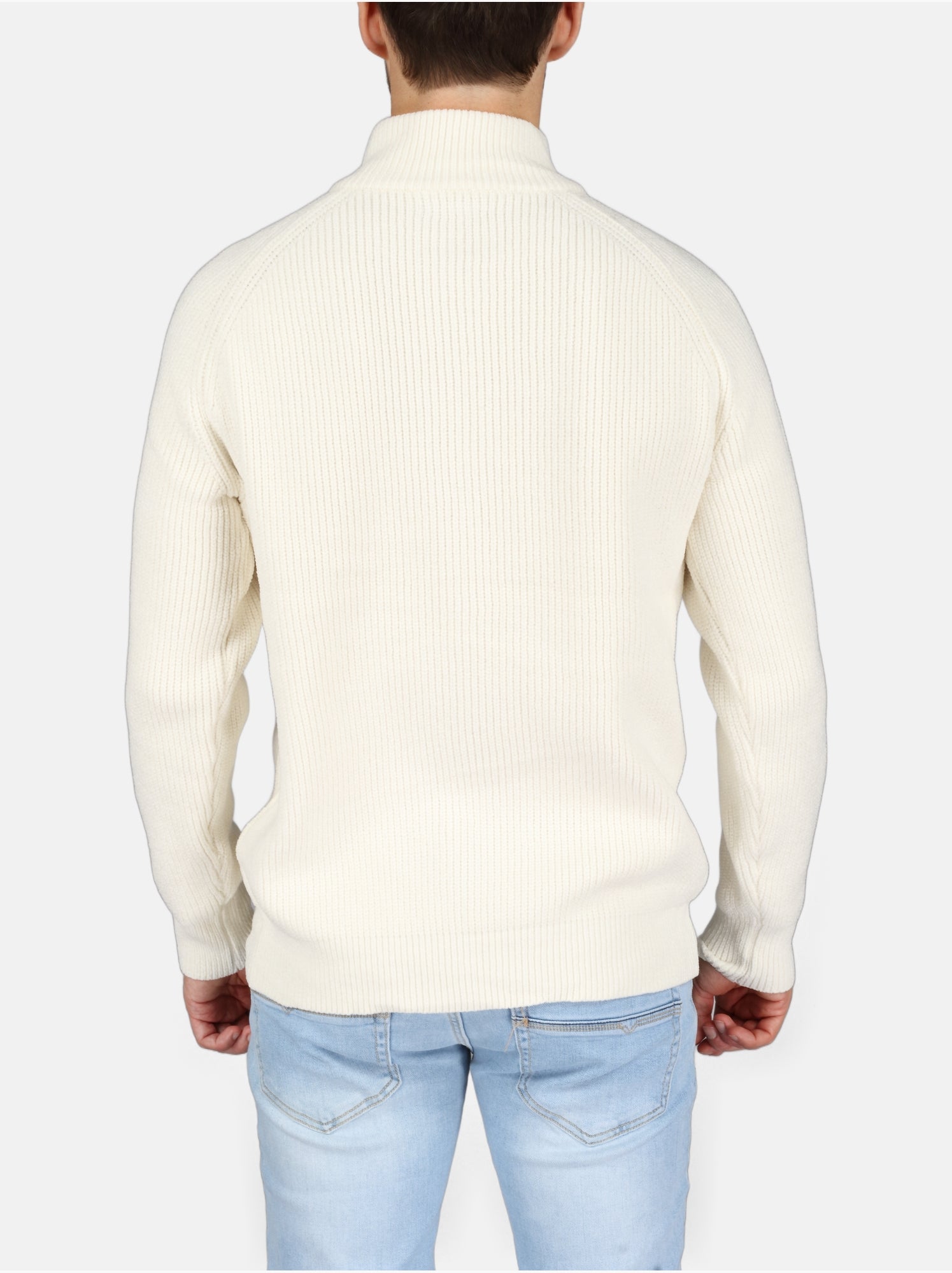 Pull à zip - Kenzarro - Blanc