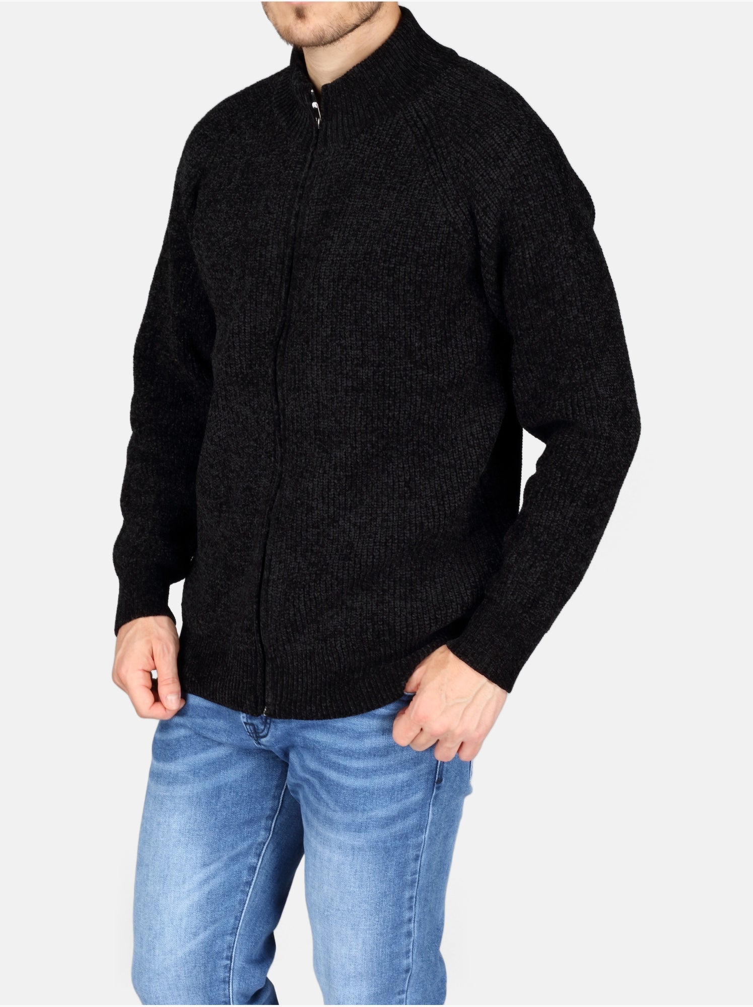 Pull à zip - Kenzarro - Noir