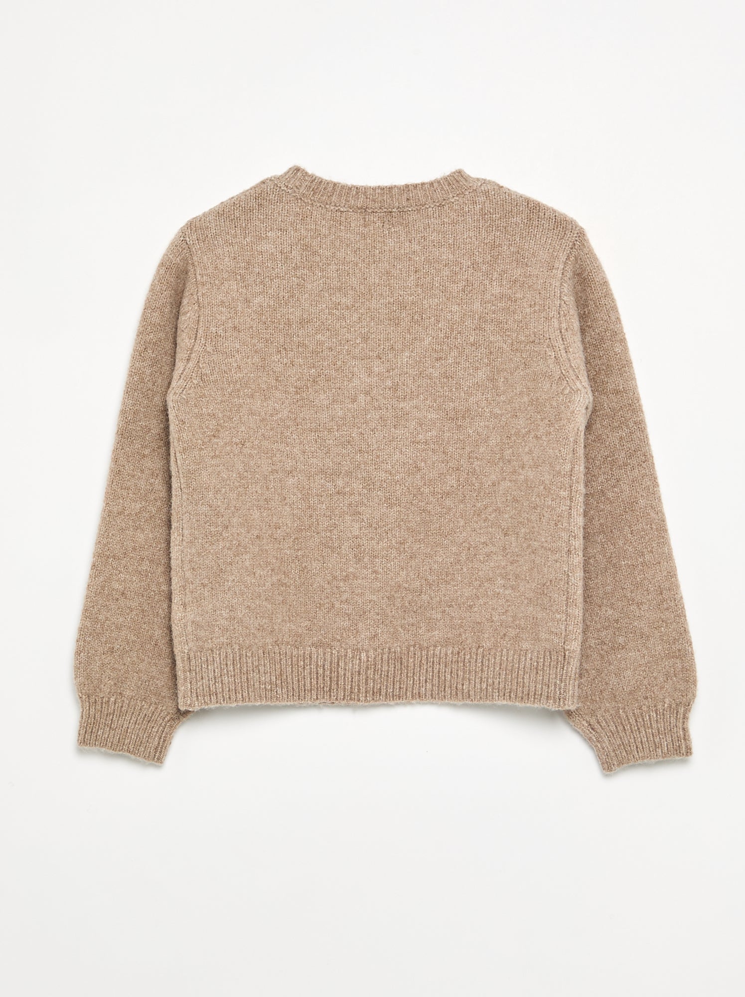 Pull avec nœuds en corde - Beige