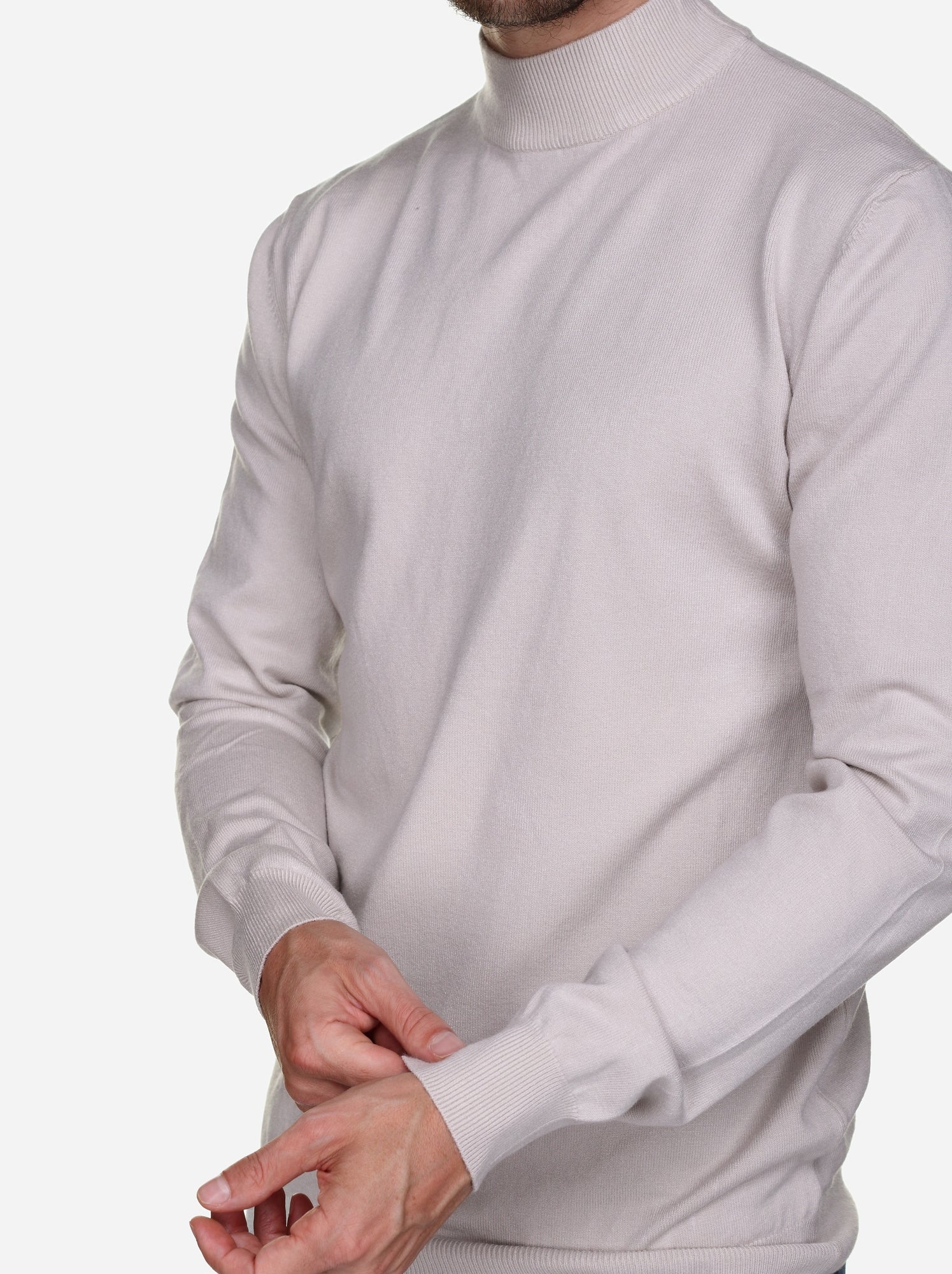 Pull col cheminée - Kenzarro - Crème