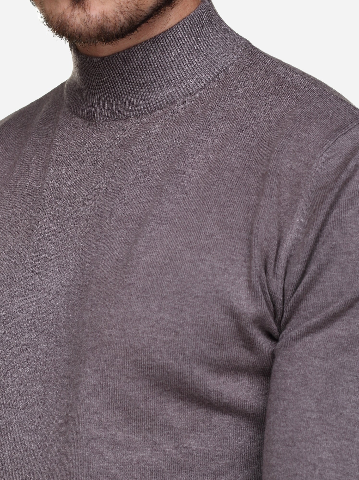 Pull col cheminée - Kenzarro - Marron