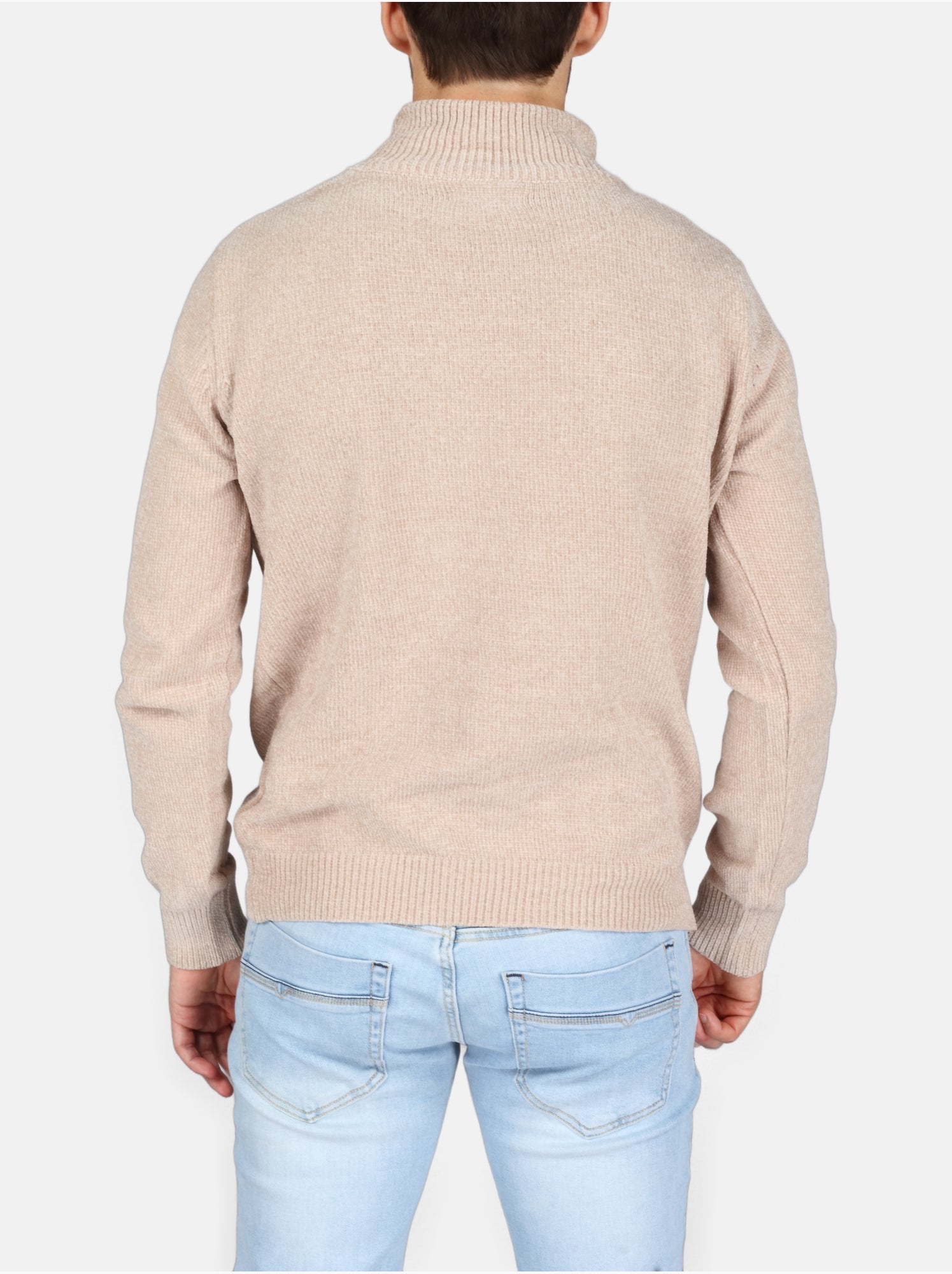 Pull col montant - Kenzarro - Crème
