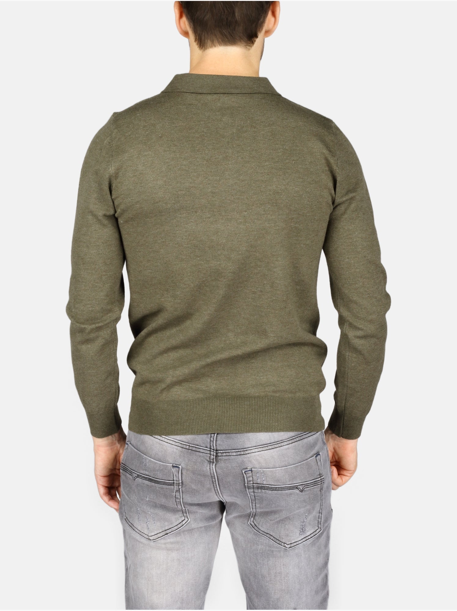 Pull col polo - Kenzarro - Kaki