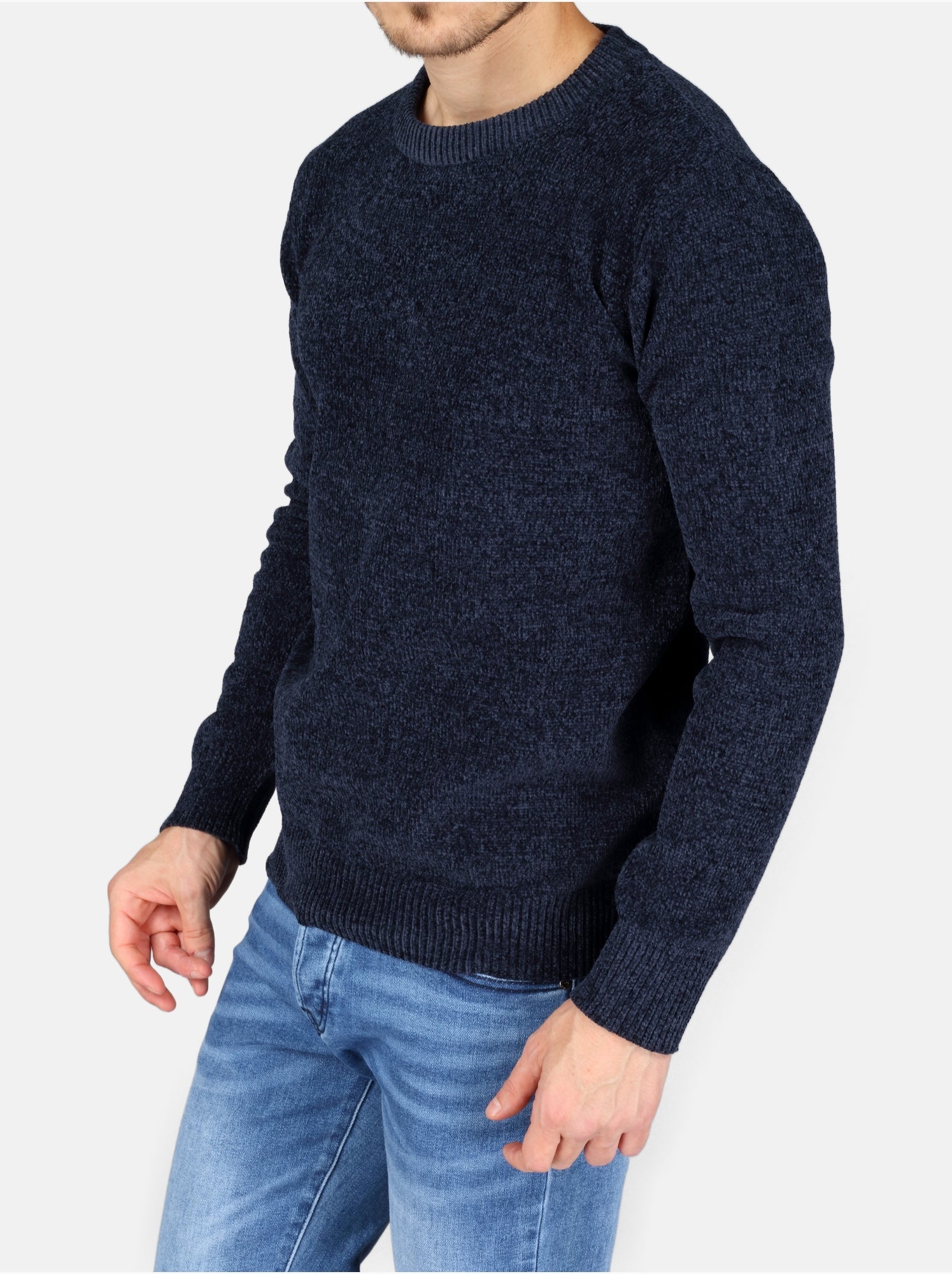 Pull col rond - Kenzarro - Bleu
