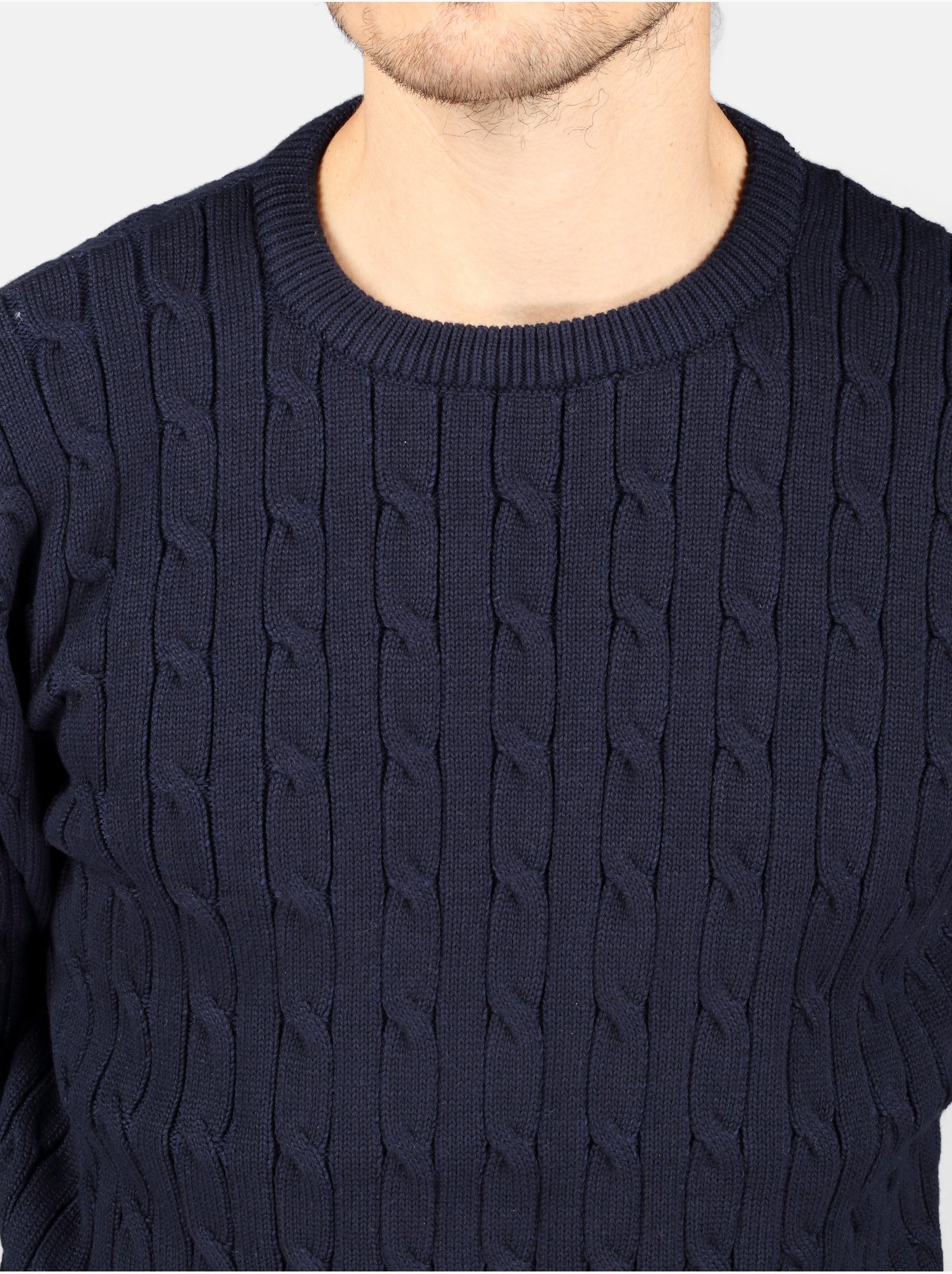 Pull col rond - Kenzarro - Bleu