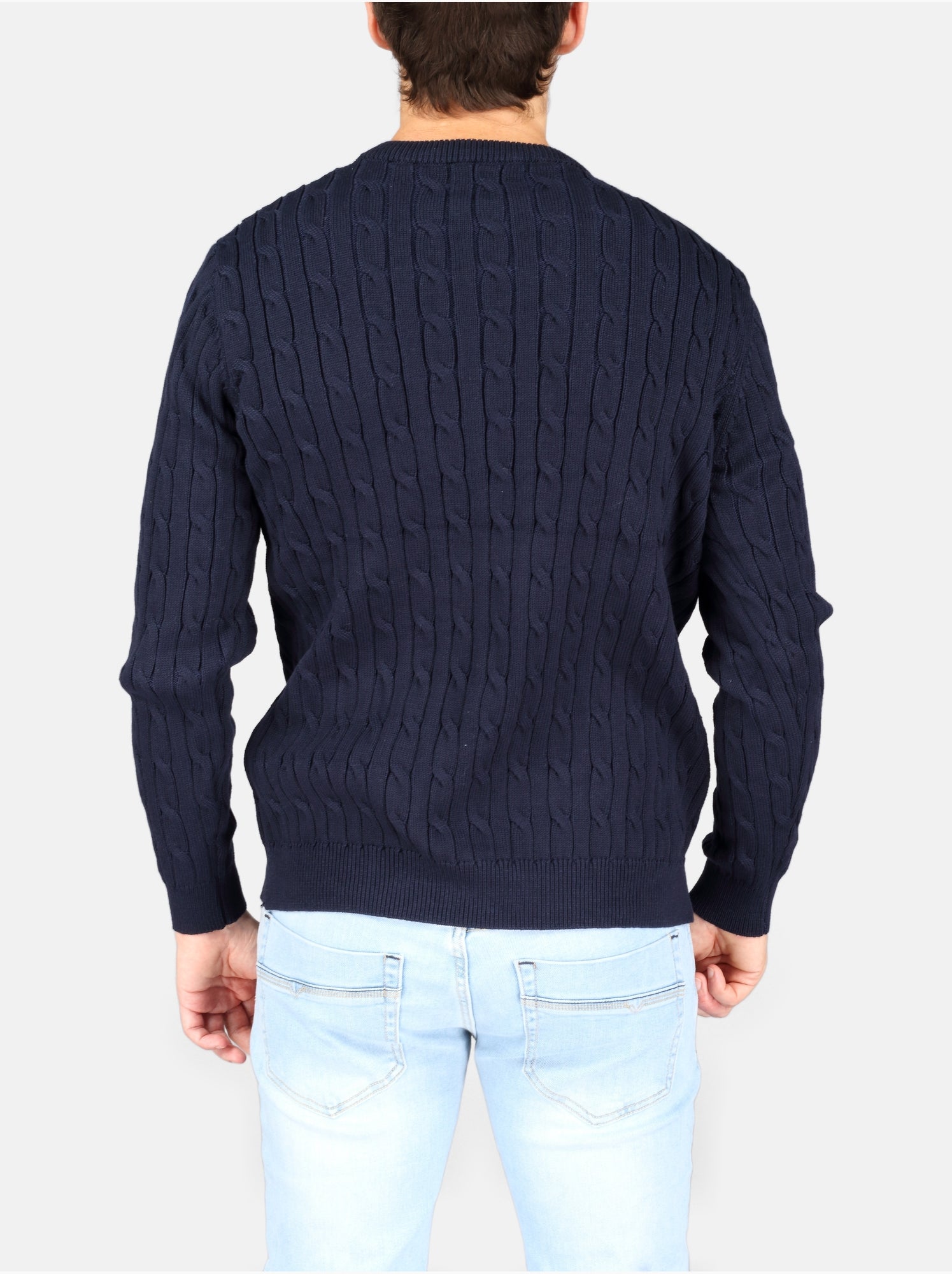 Pull col rond - Kenzarro - Bleu