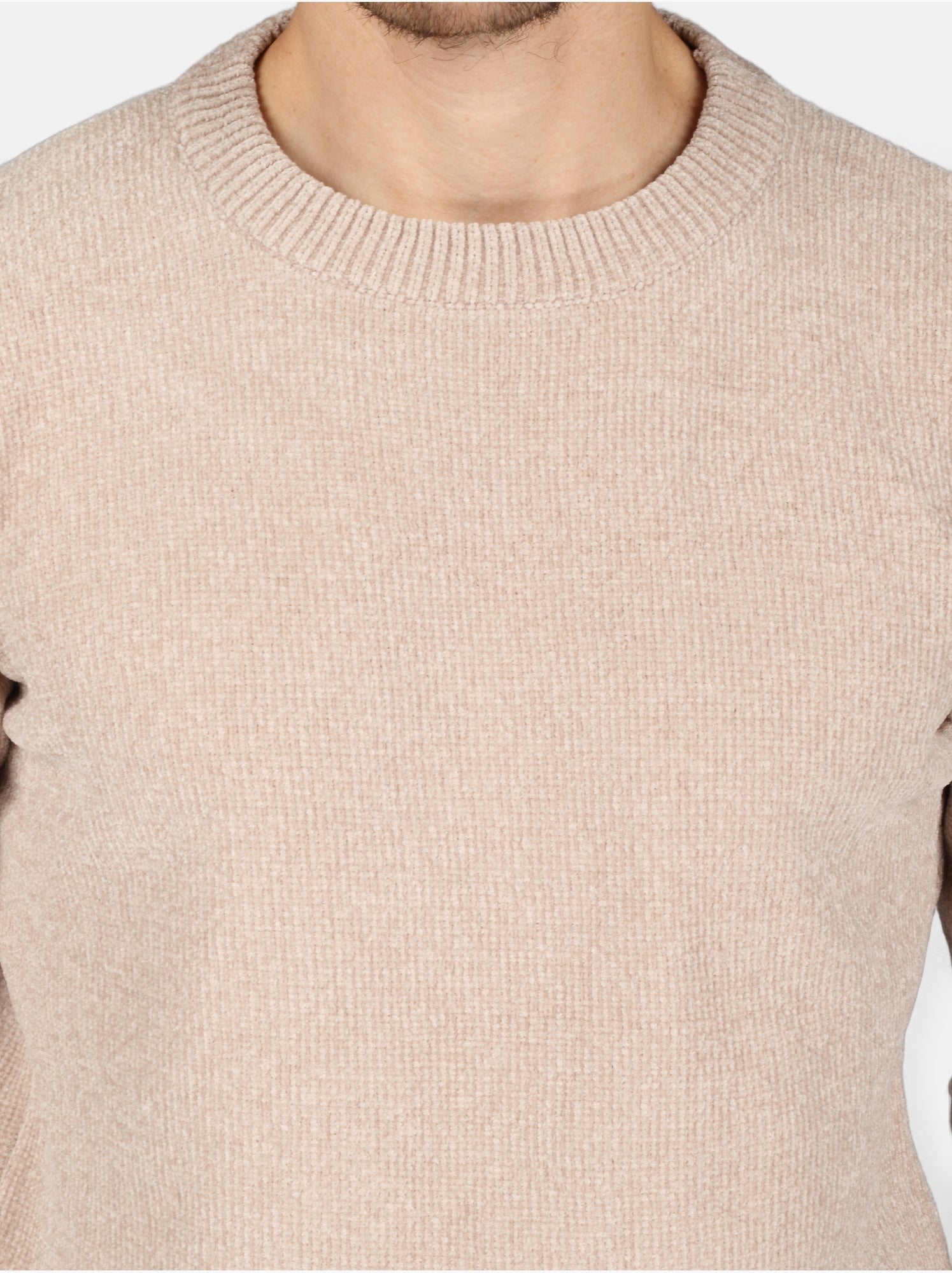 Pull col rond - Kenzarro - Crème