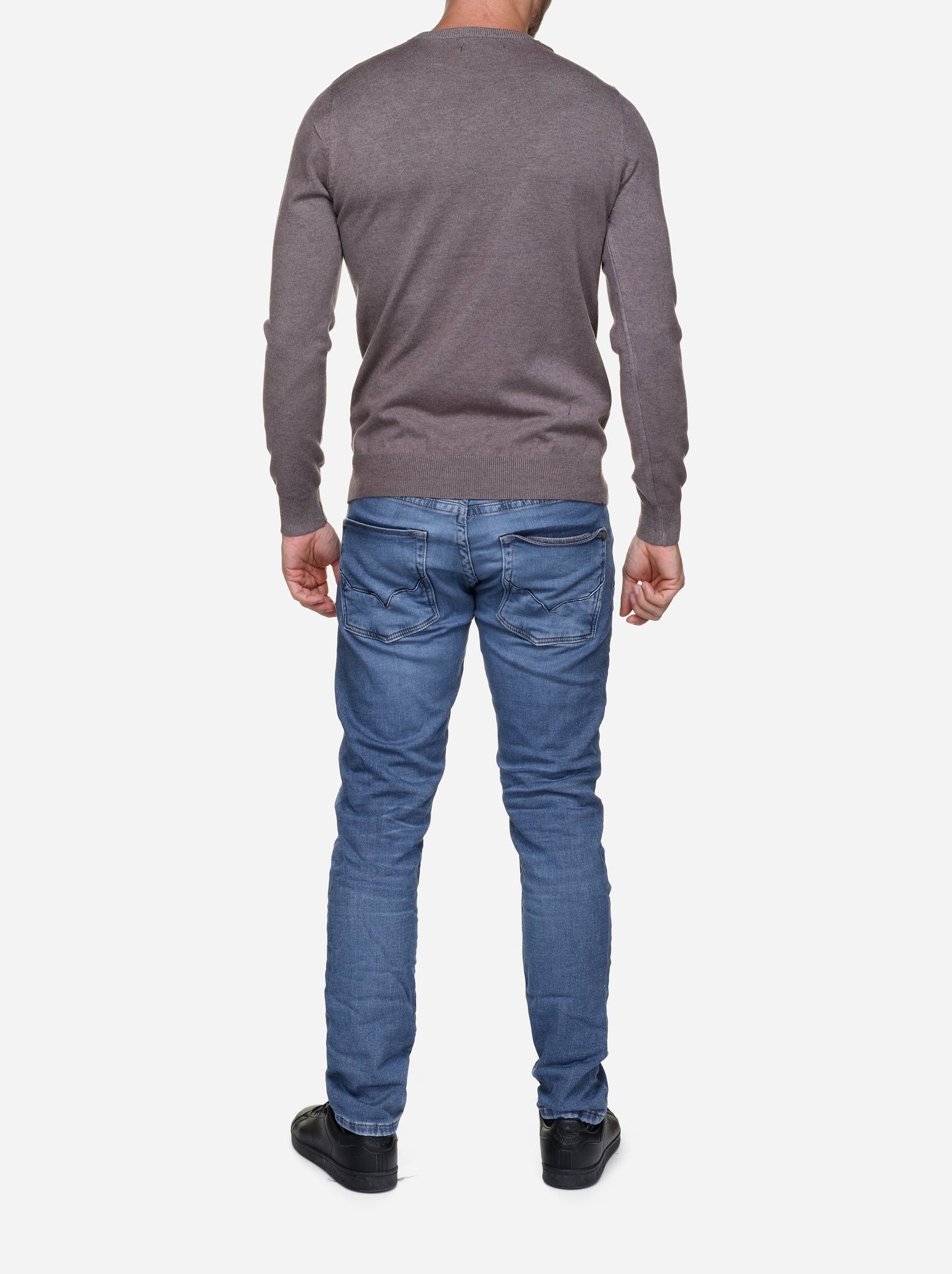 Pull col rond - Kenzarro - Marron